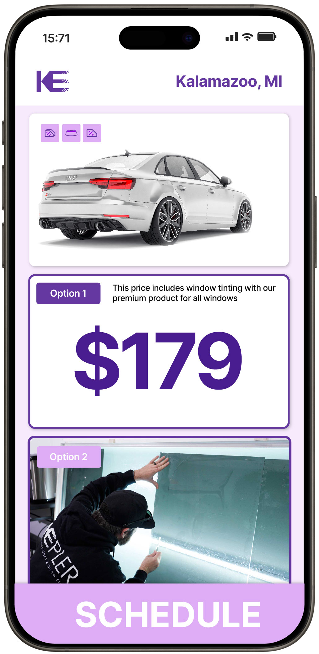 View Reasonable Car Window Tinting Costs in Kalamazoo, Michigan