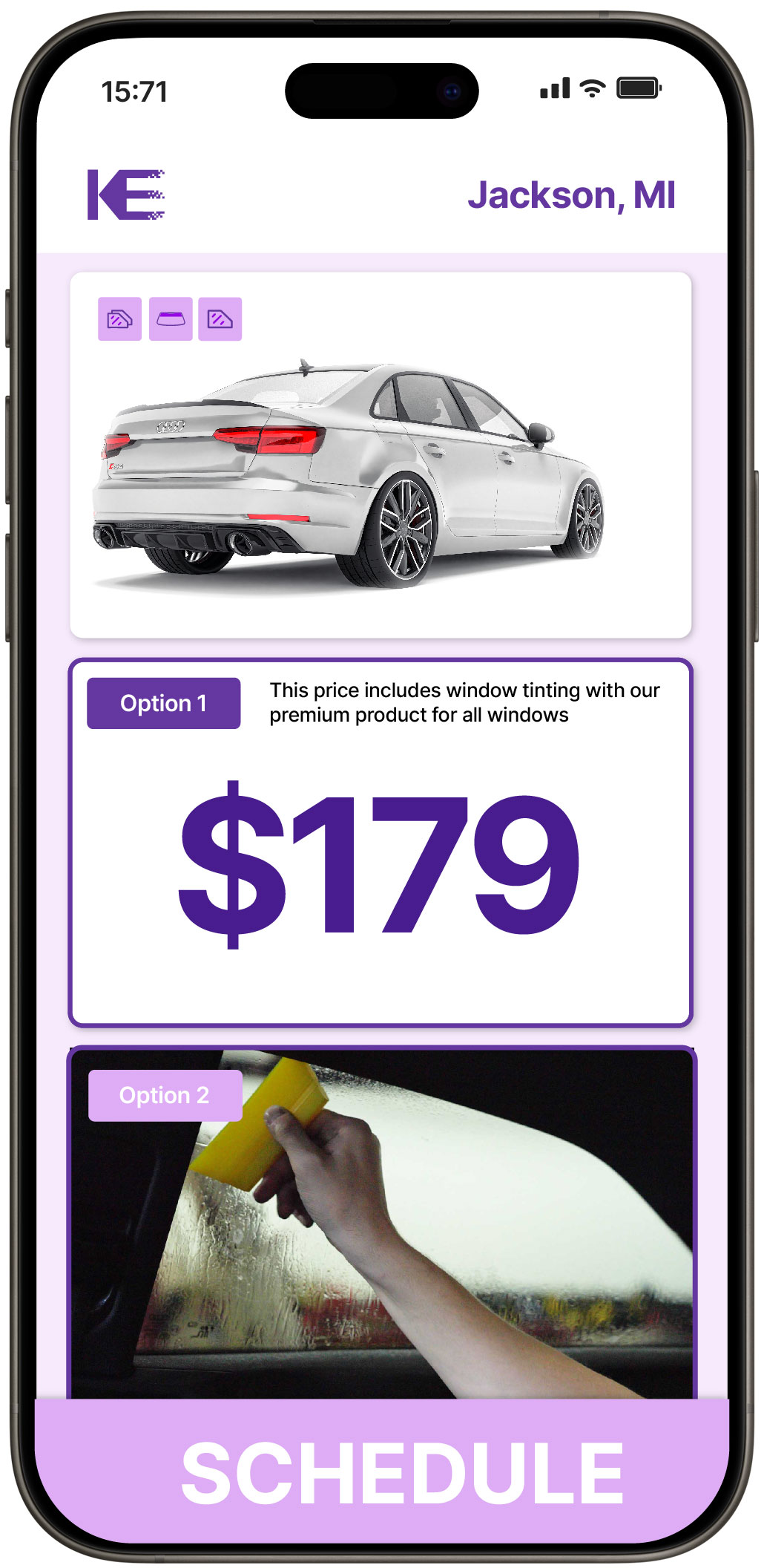 View Reasonable Car Window Tinting Costs in Jackson, Michigan