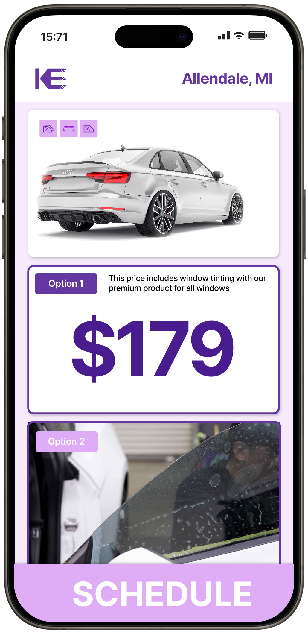 View Affordable Car Window Tinting Costs in Allendale, Michigan