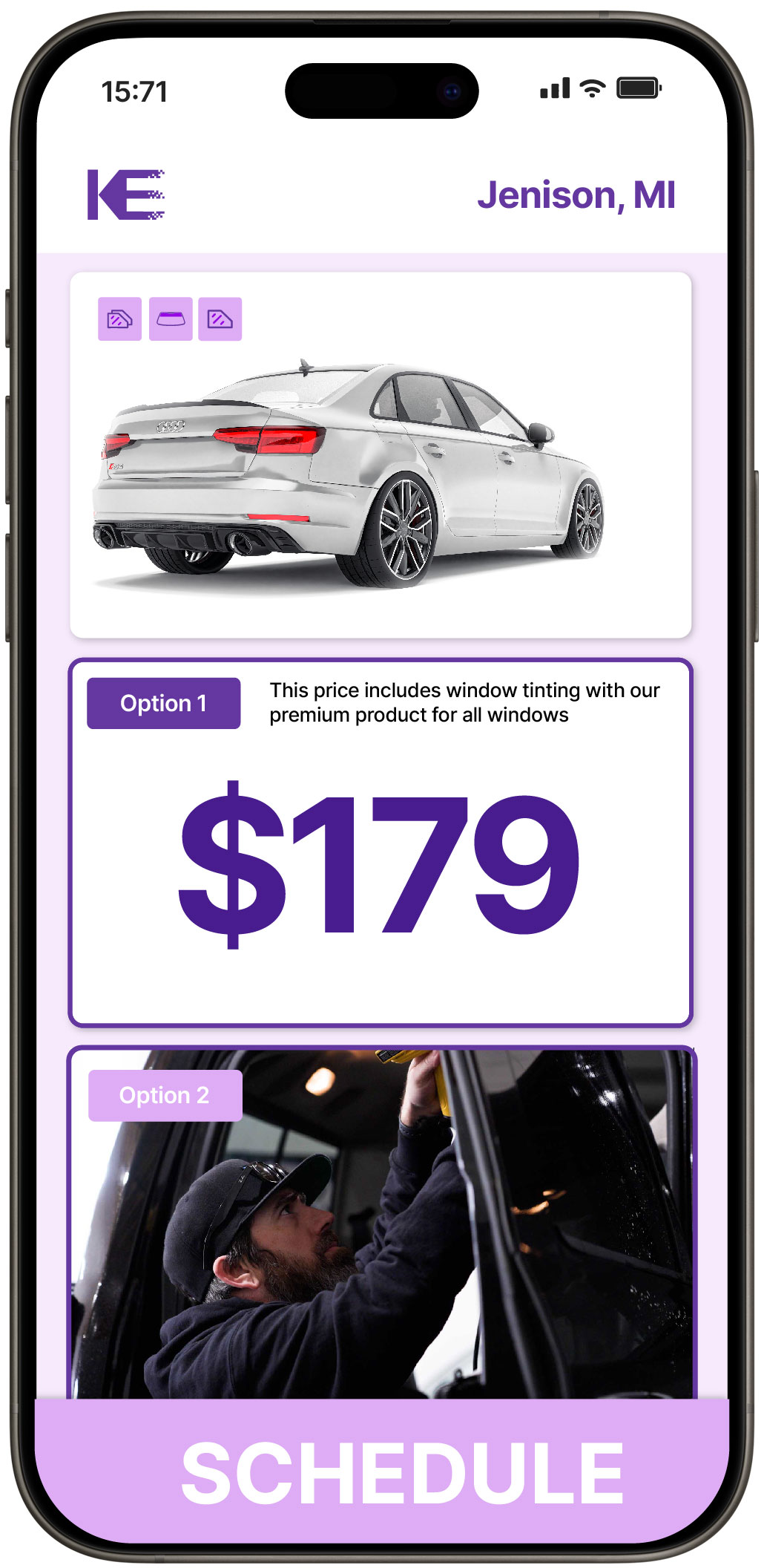 View Reasonable Car Window Tinting Rates in Jenison, Michigan
