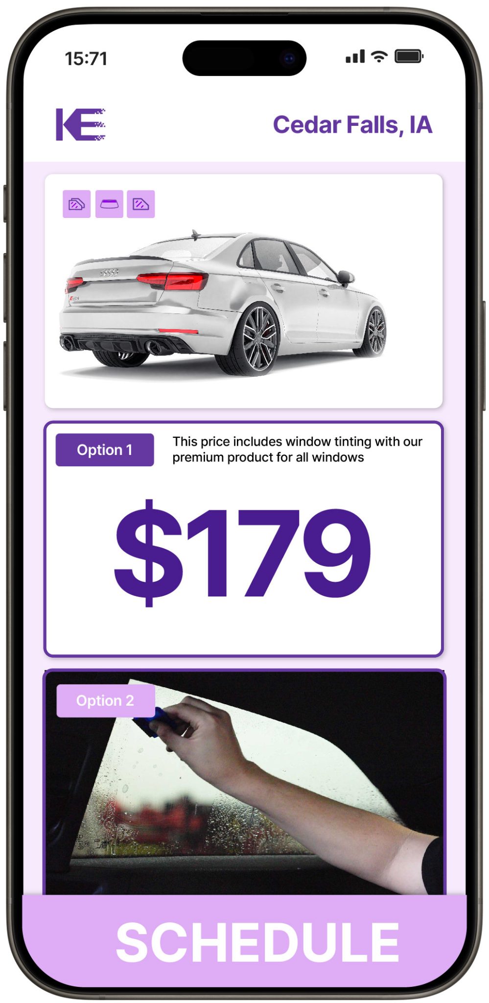 View Reasonable Car Window Tinting Prices in Cedar Falls, Iowa