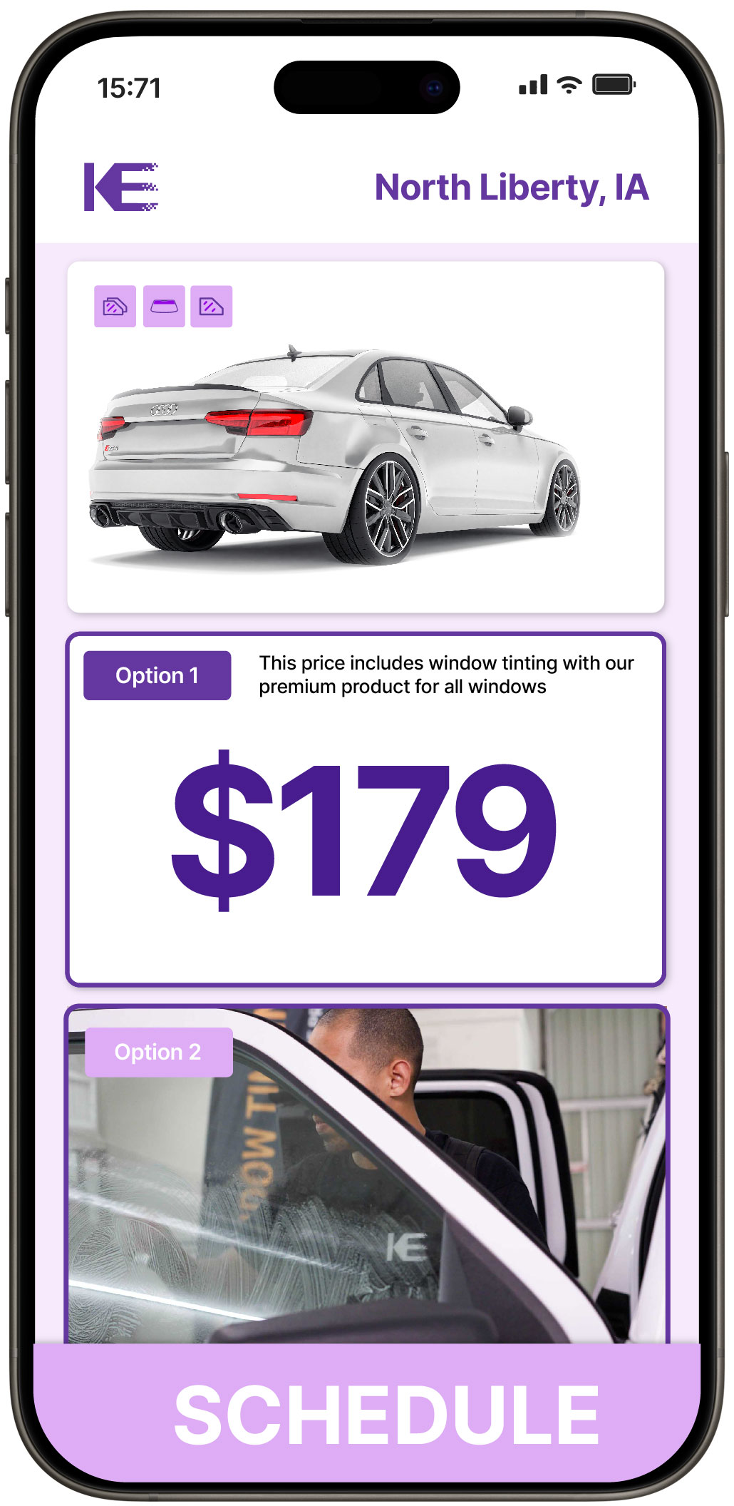 View Reasonable Car Window Tinting Costs in North Liberty, Iowa