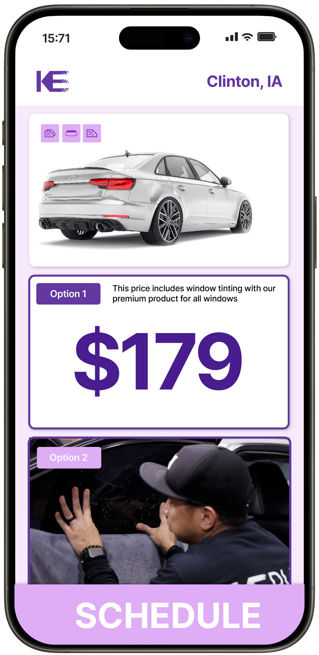 View Reasonable Car Window Tinting Prices in Clinton, Iowa