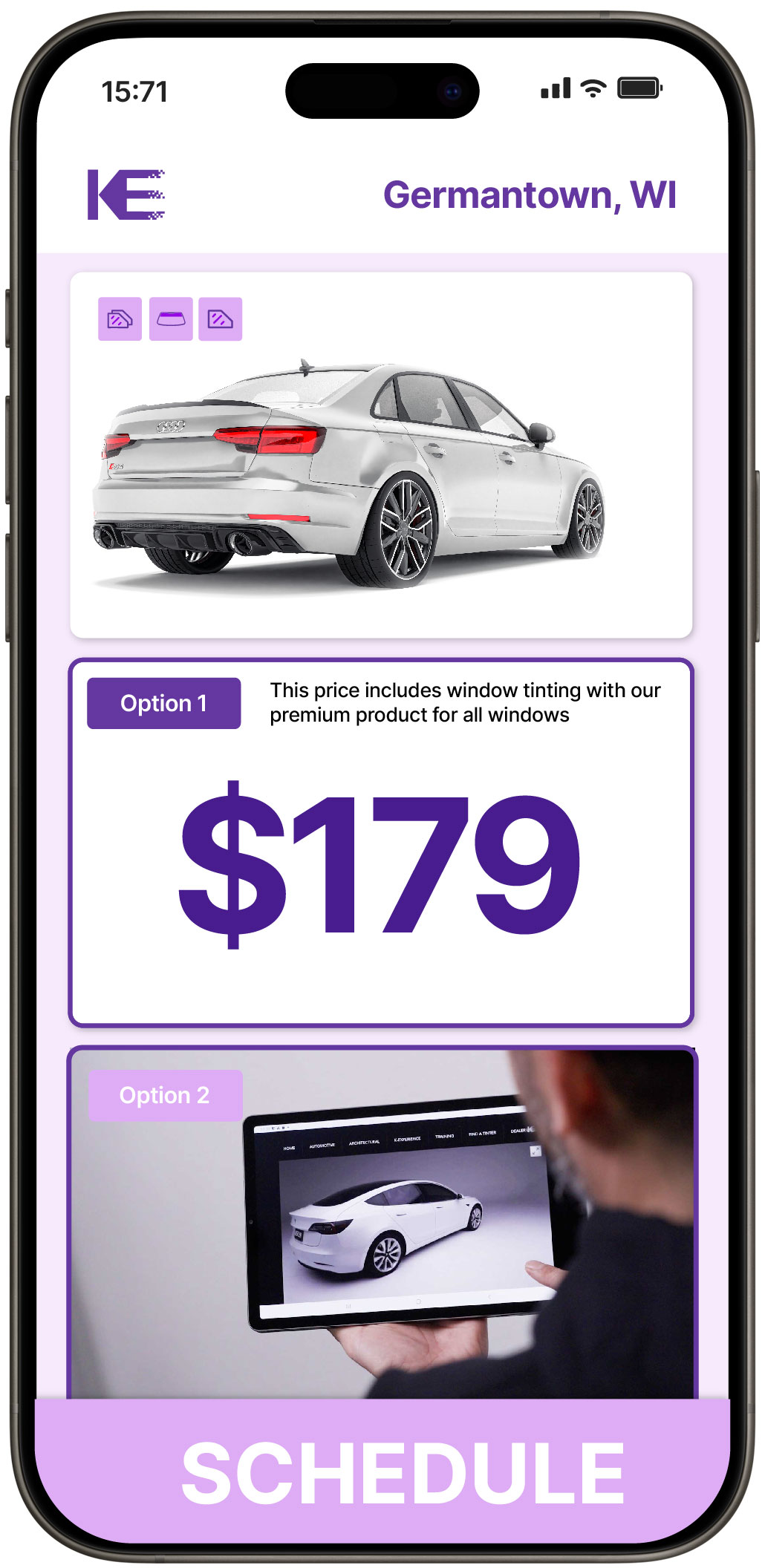View Reasonable Car Window Tinting Rates in Germantown, Wisconsin