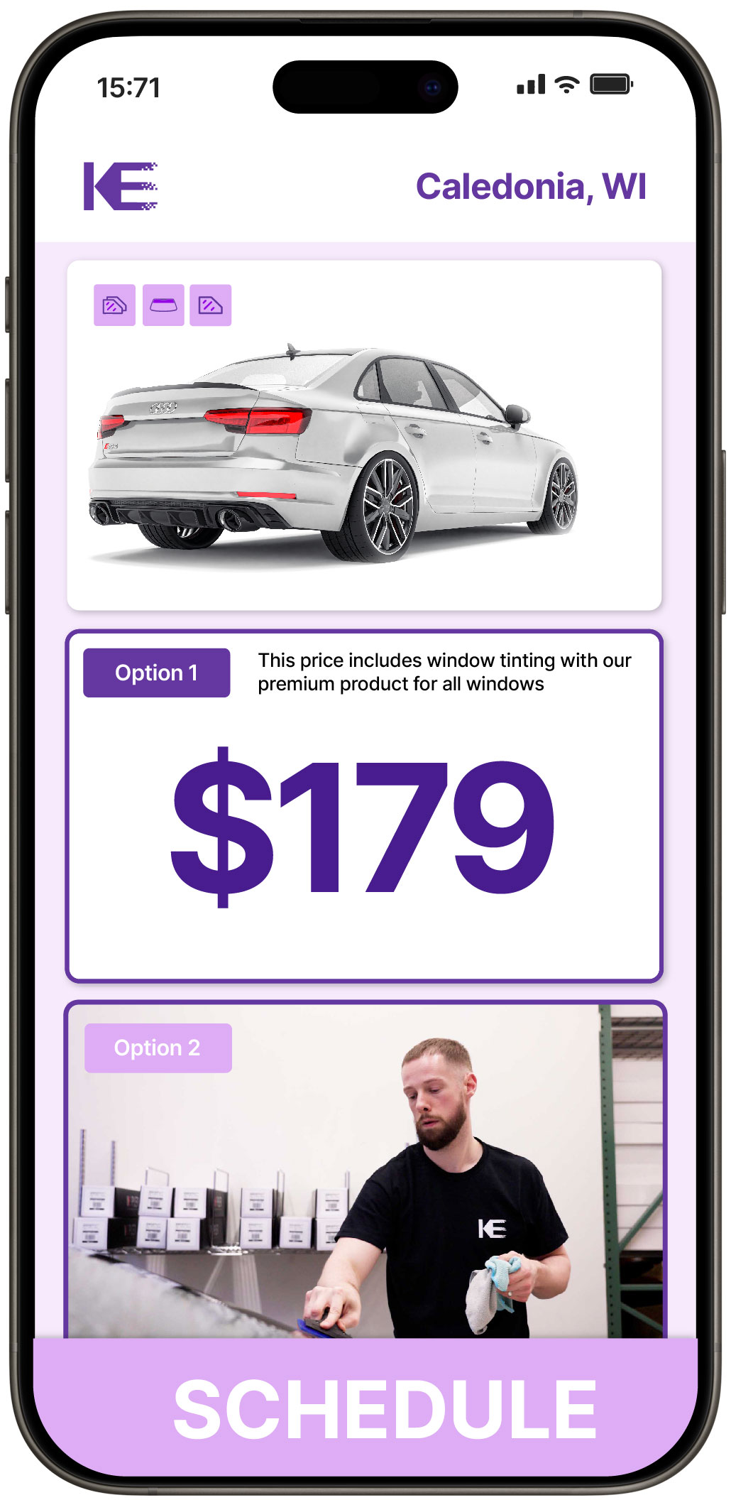 View Reasonable Car Window Tinting Rates in Caledonia, Wisconsin