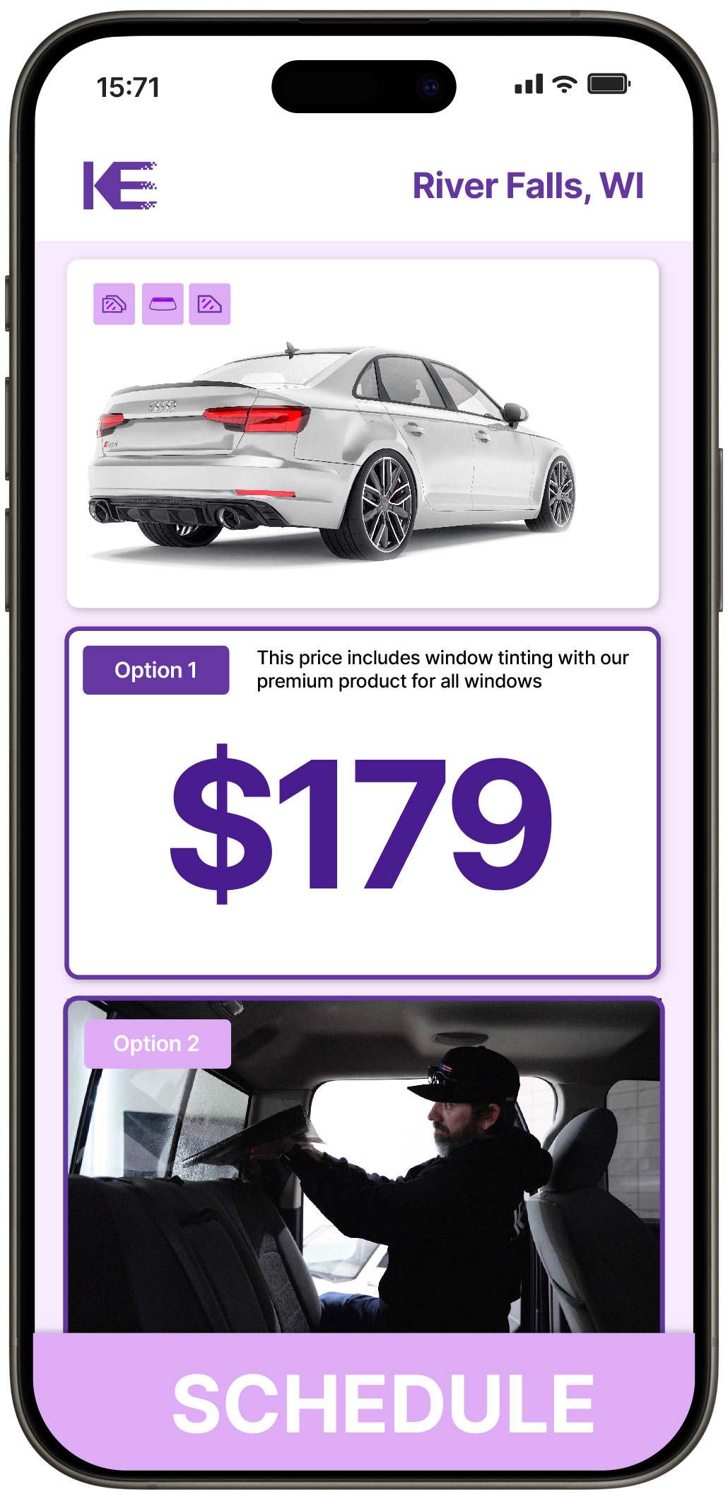 View Affordable Car Window Tinting Costs in River Falls, Wisconsin