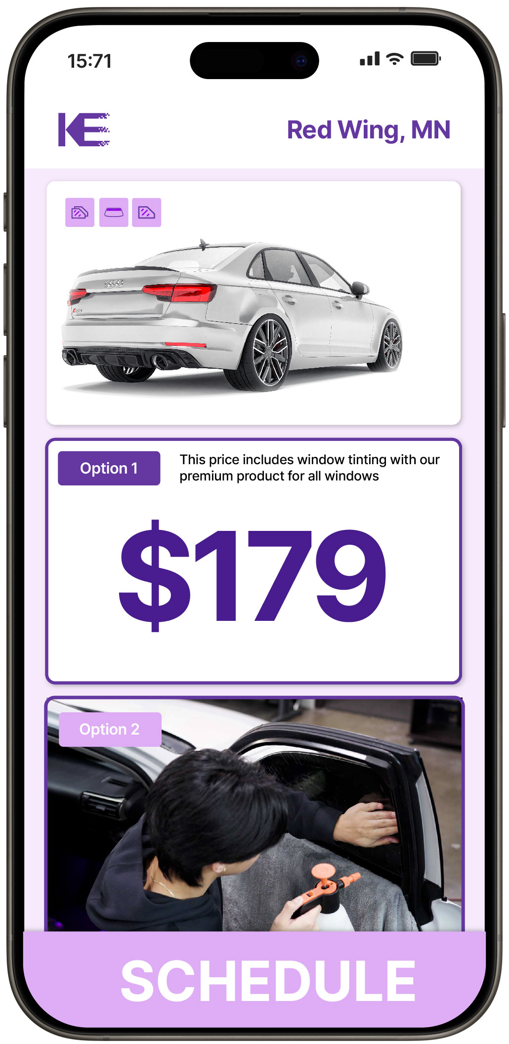View Competitive Car Window Tinting Prices in Red Wing, Minnesota
