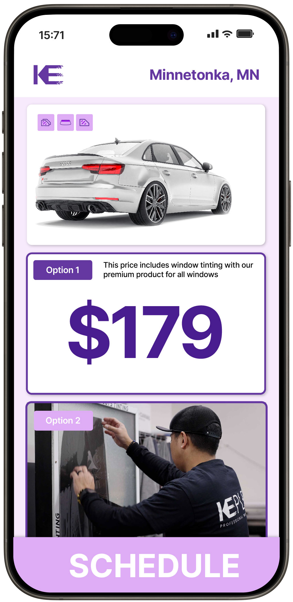 View Affordable Car Window Tinting Rates in Minnetonka, Minnesota