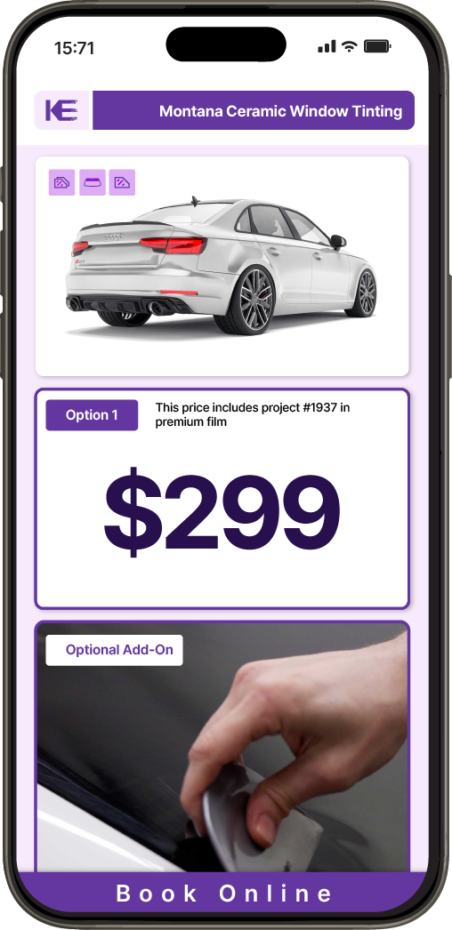 View Competitive Car Window Tinting Prices in Montana
