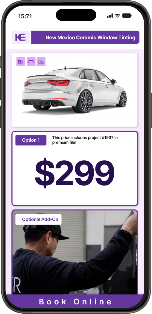 View Competitive Car Window Tinting Prices in New Mexico