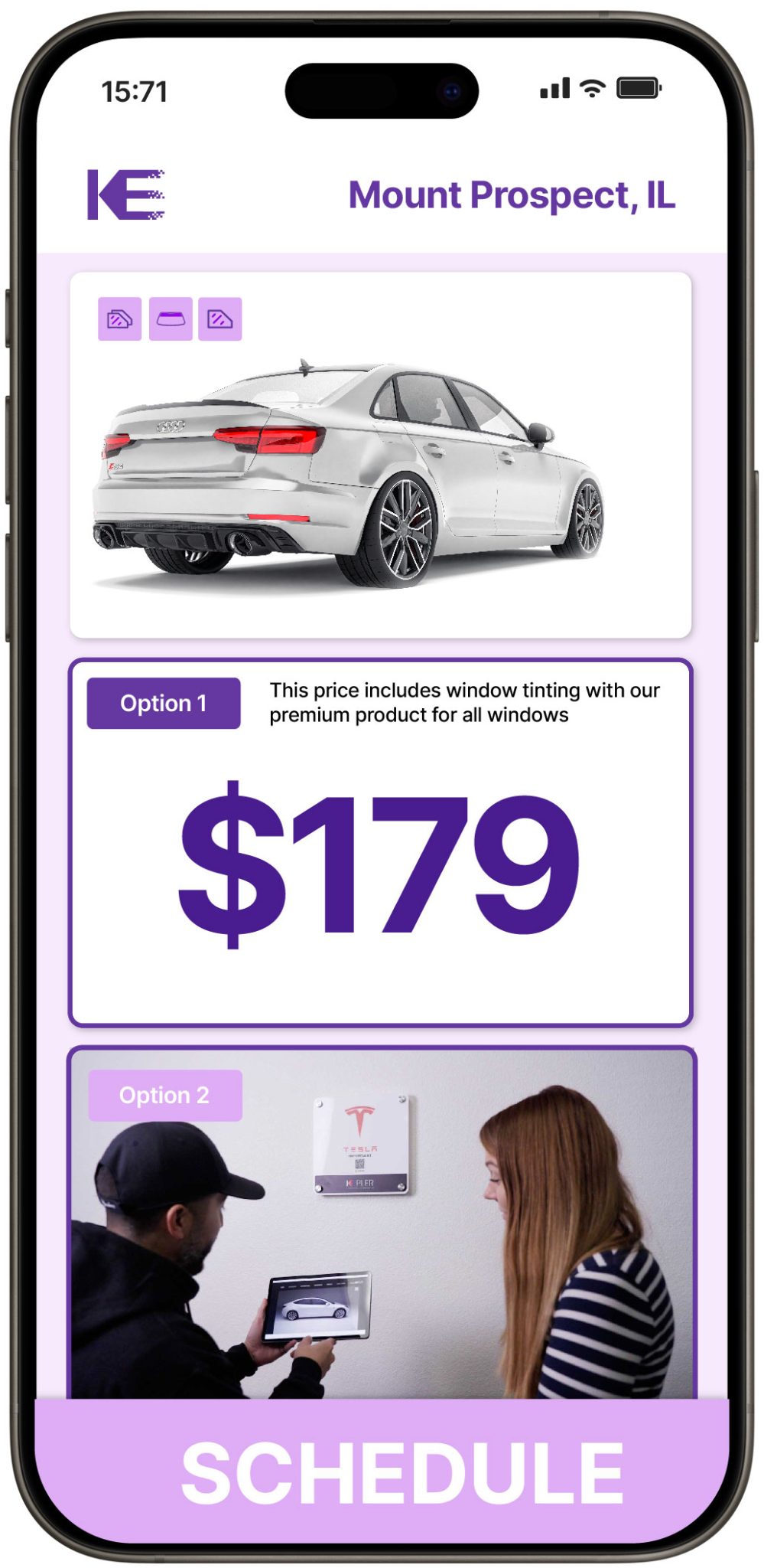 View Affordable Car Window Tinting Costs in Mount Prospect, Illinois