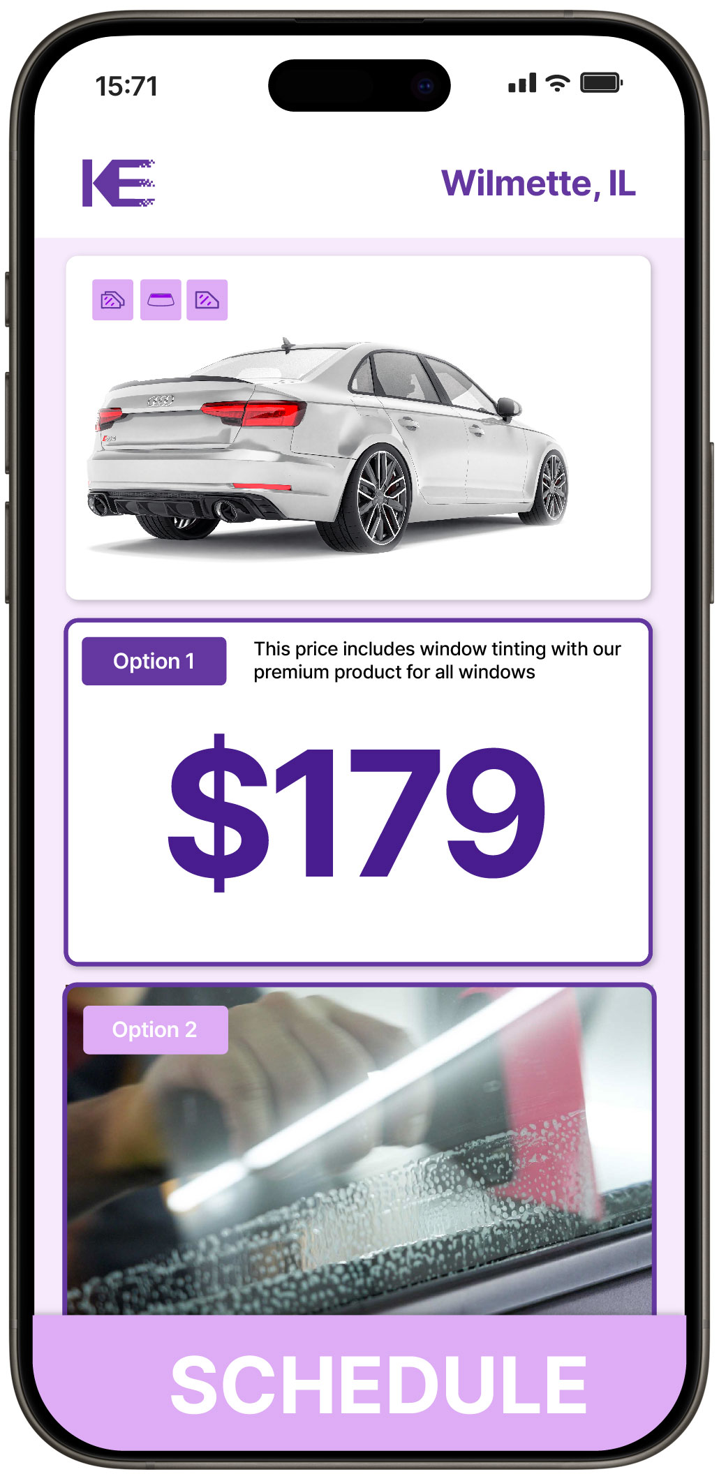 View Affordable Car Window Tinting Costs in Wilmette, Illinois