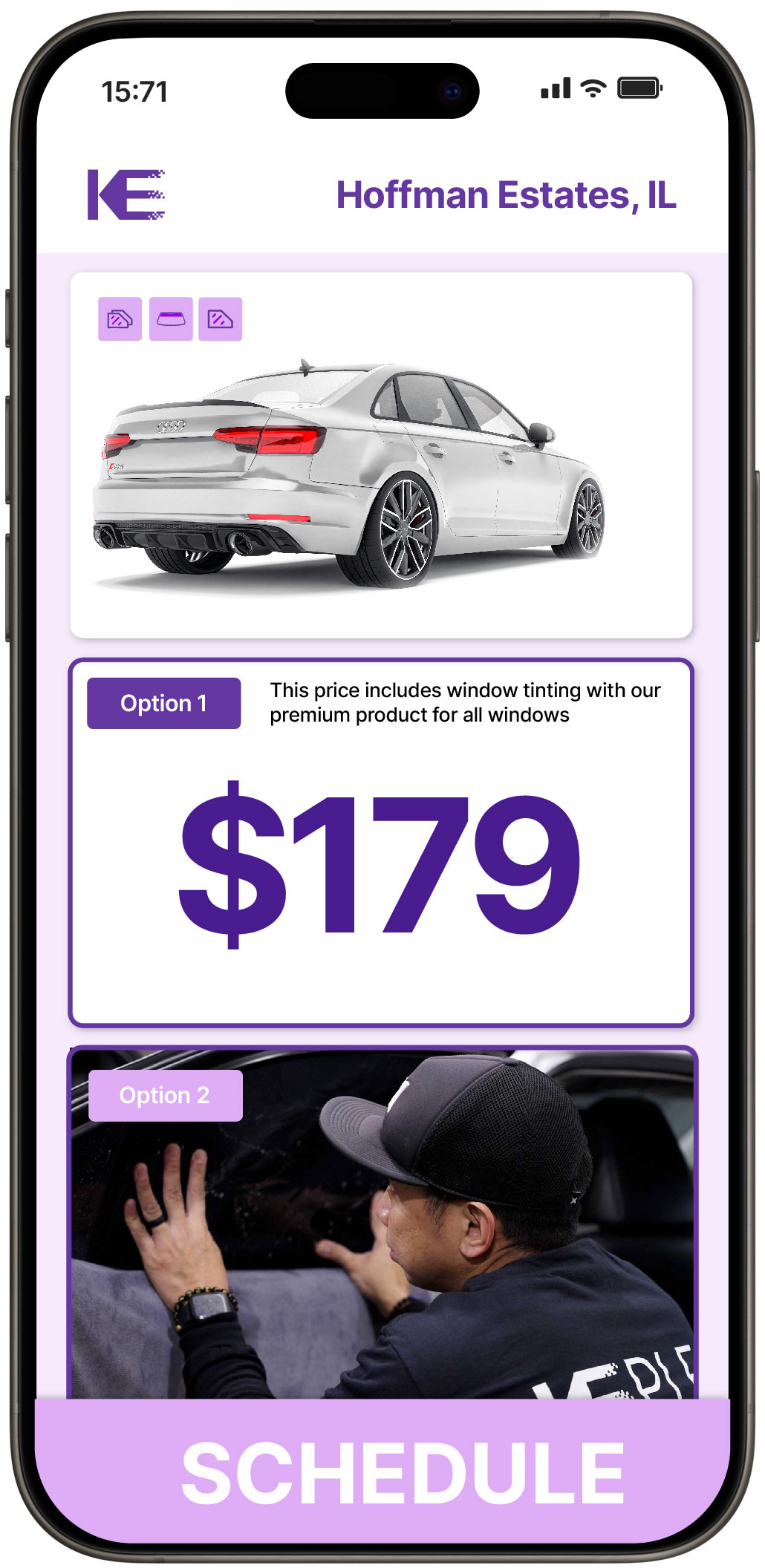 View Competitive Car Window Tinting Costs in Hoffman Estates, Illinois