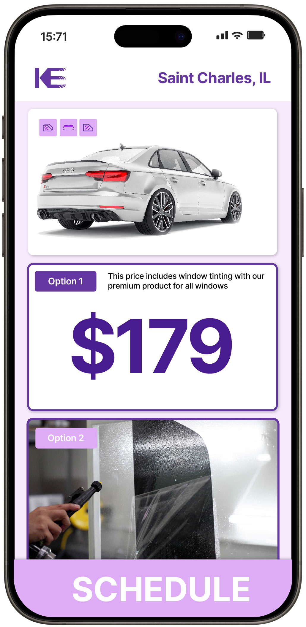 View Reasonable Car Window Tinting Costs in Saint Charles, Illinois