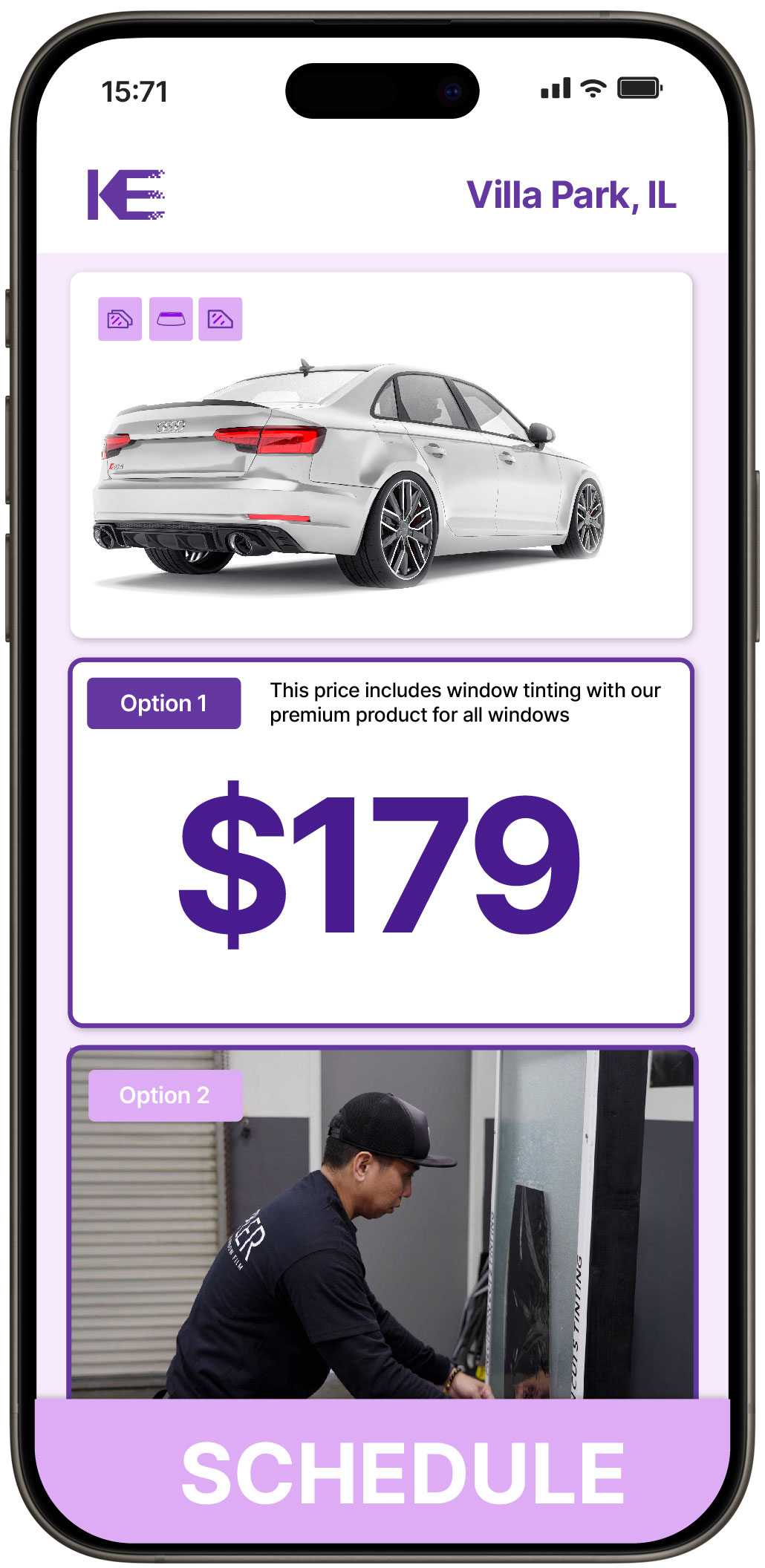 View Reasonable Car Window Tinting Costs in Villa Park, Illinois