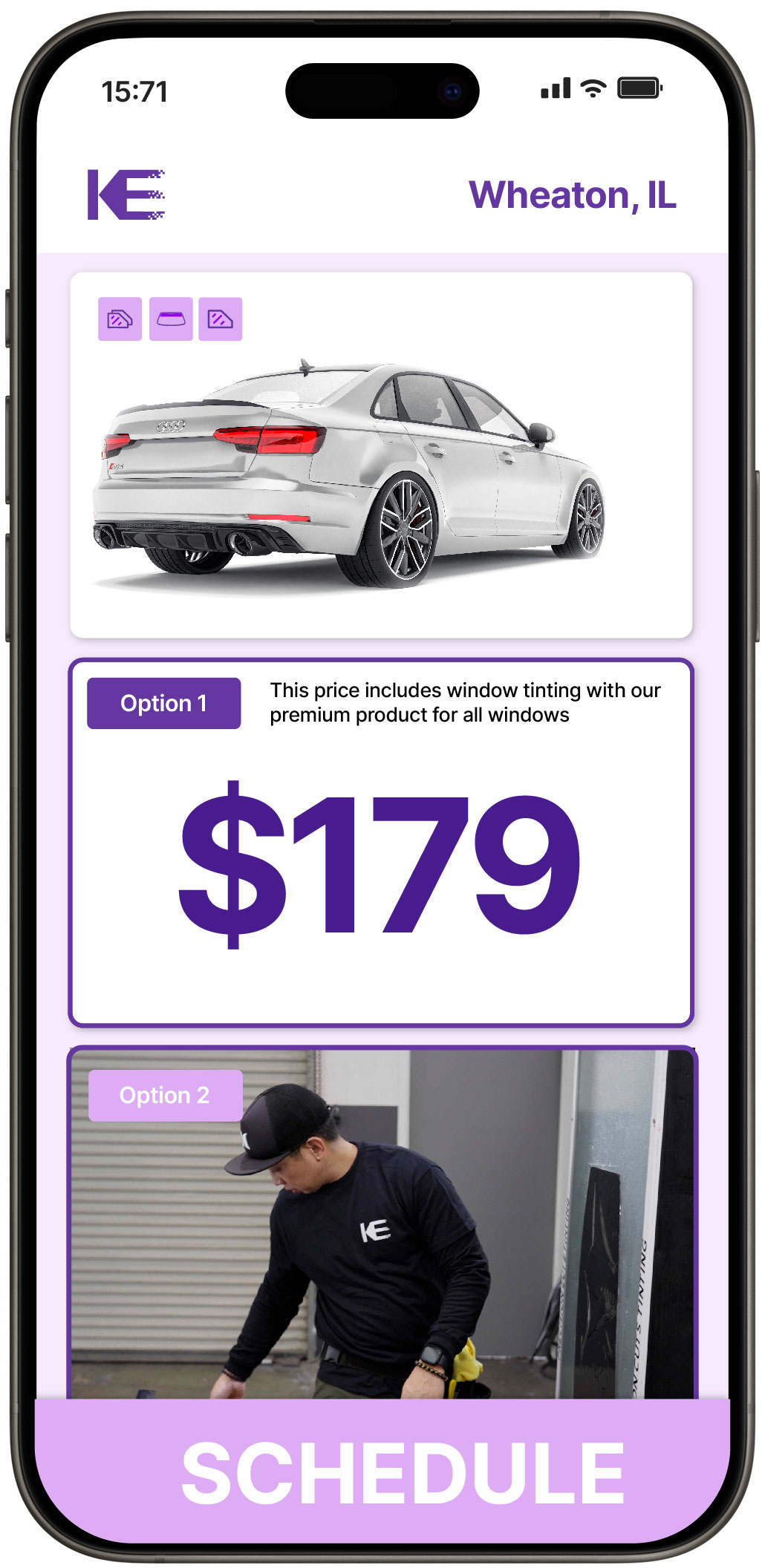 View Affordable Car Window Tinting Rates in Wheaton, Illinois