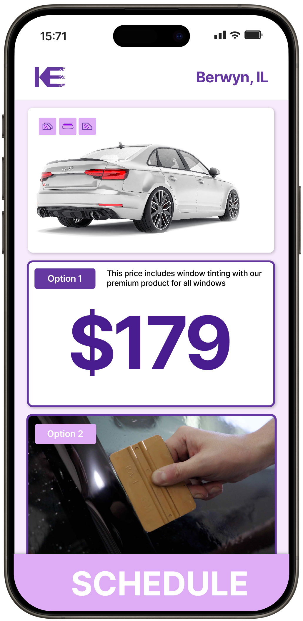 View Competitive Car Window Tinting Prices in Berwyn, Illinois