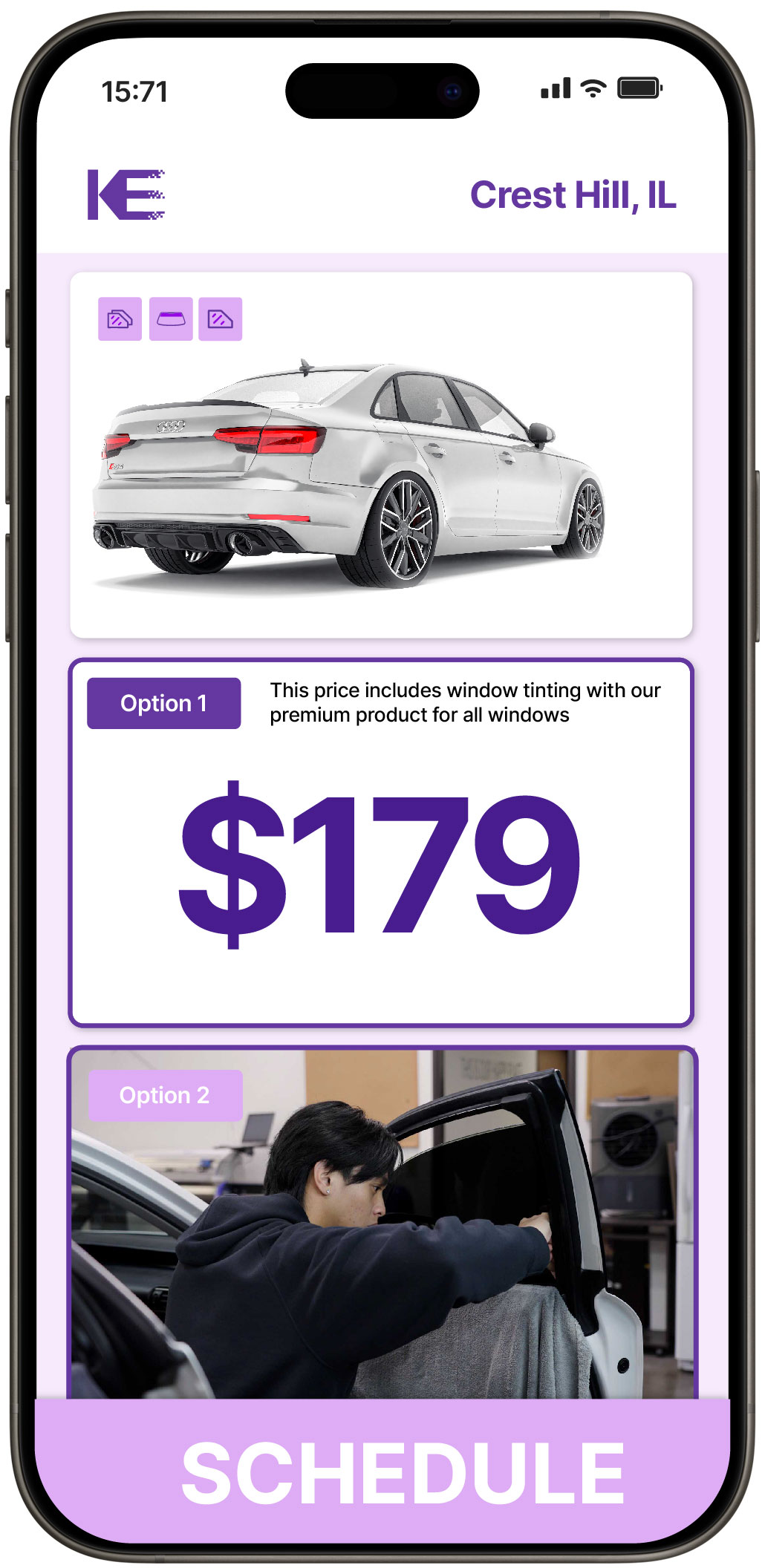 View Reasonable Car Window Tinting Rates in Crest Hill, Illinois