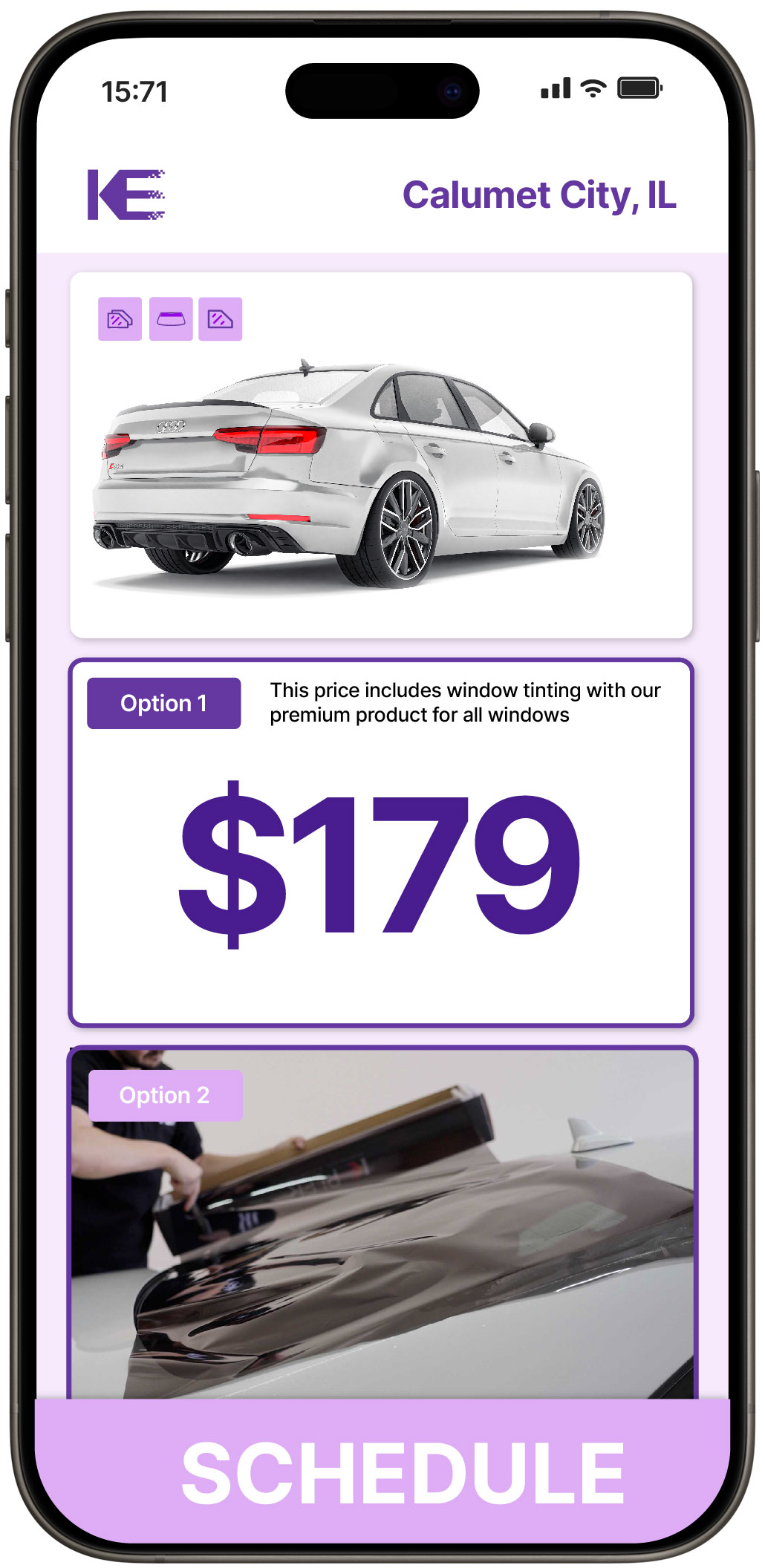 View Competitive Car Window Tinting Costs in Calumet City, Illinois