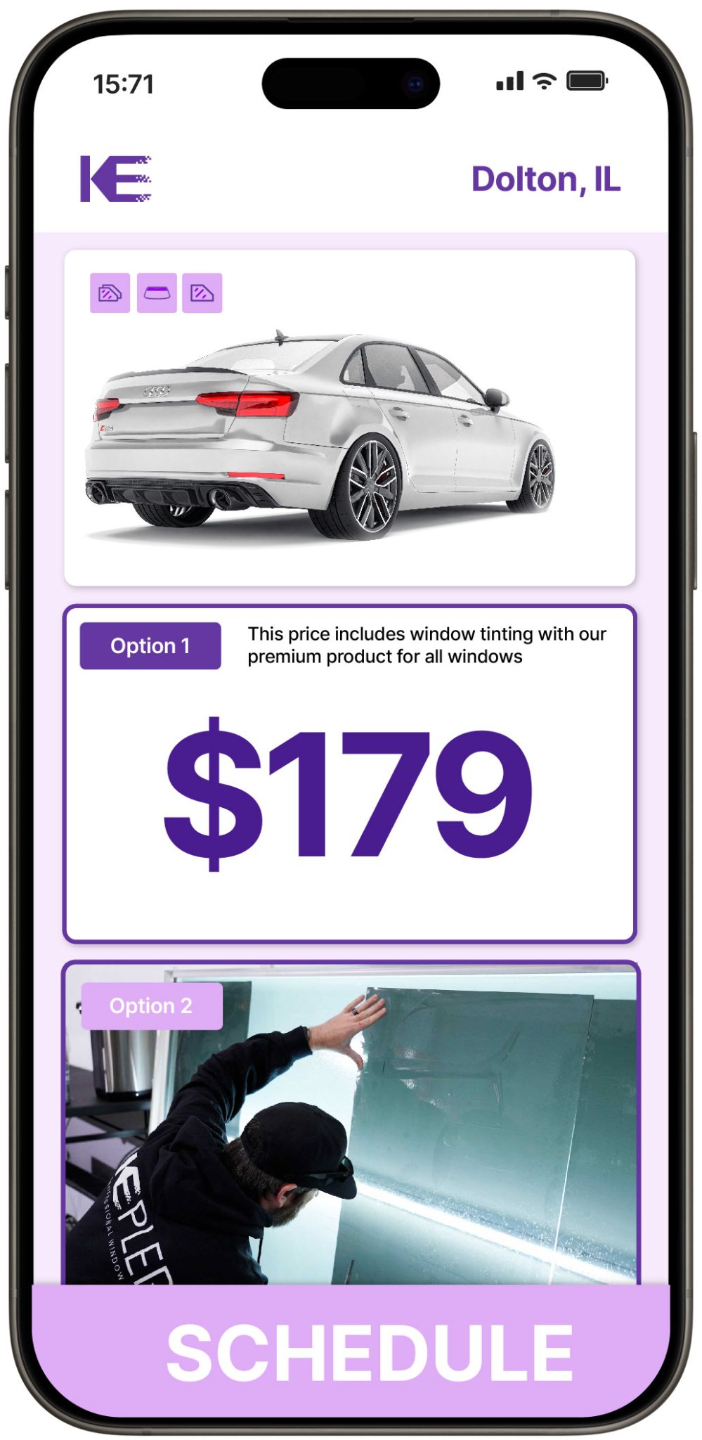 View Competitive Car Window Tinting Prices in Dolton, Illinois