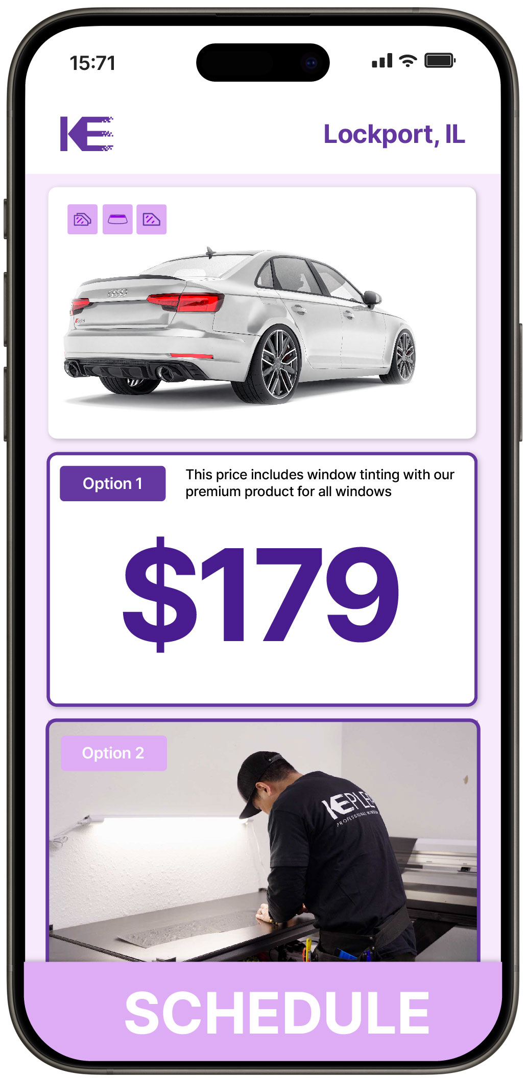 View Reasonable Car Window Tinting Prices in Lockport, Illinois