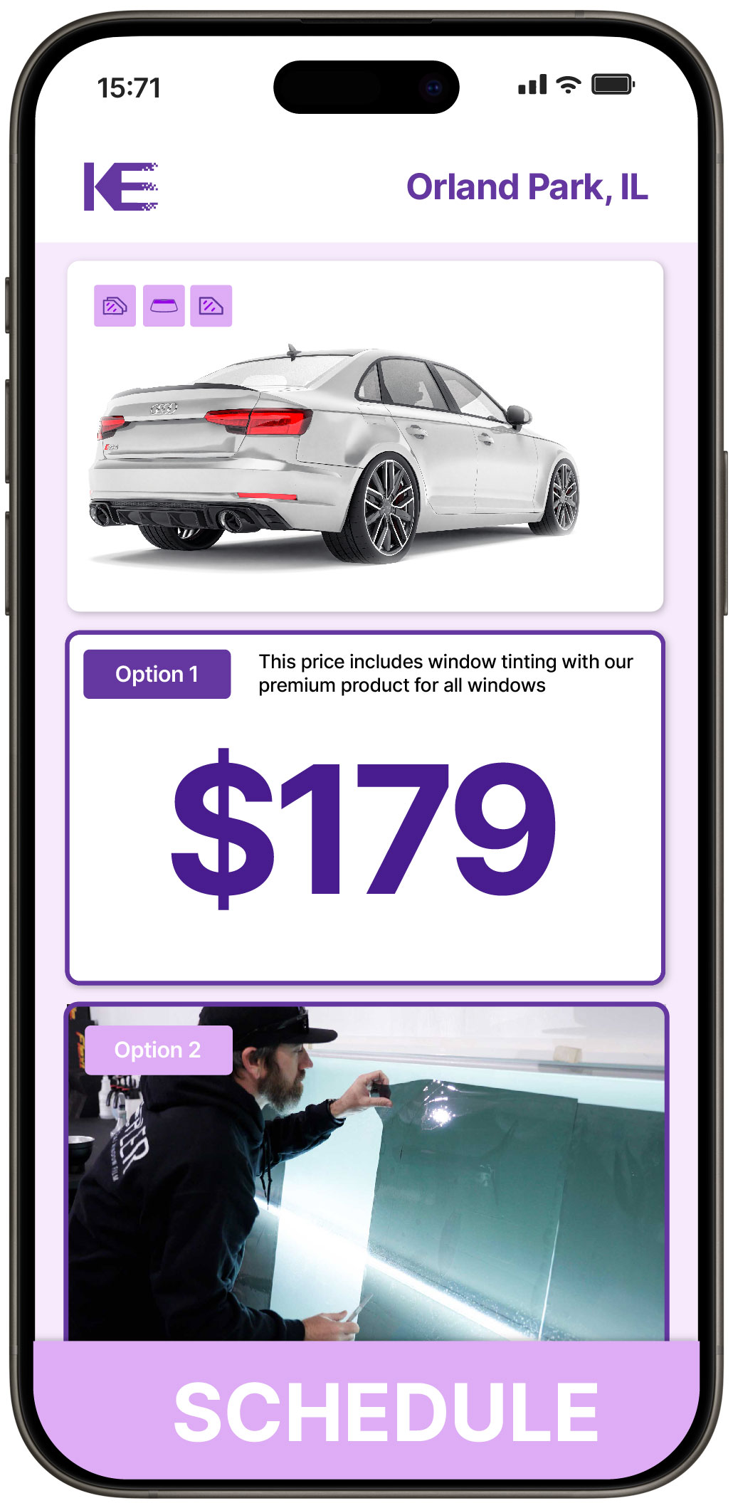 View Reasonable Car Window Tinting Costs in Orland Park, Illinois