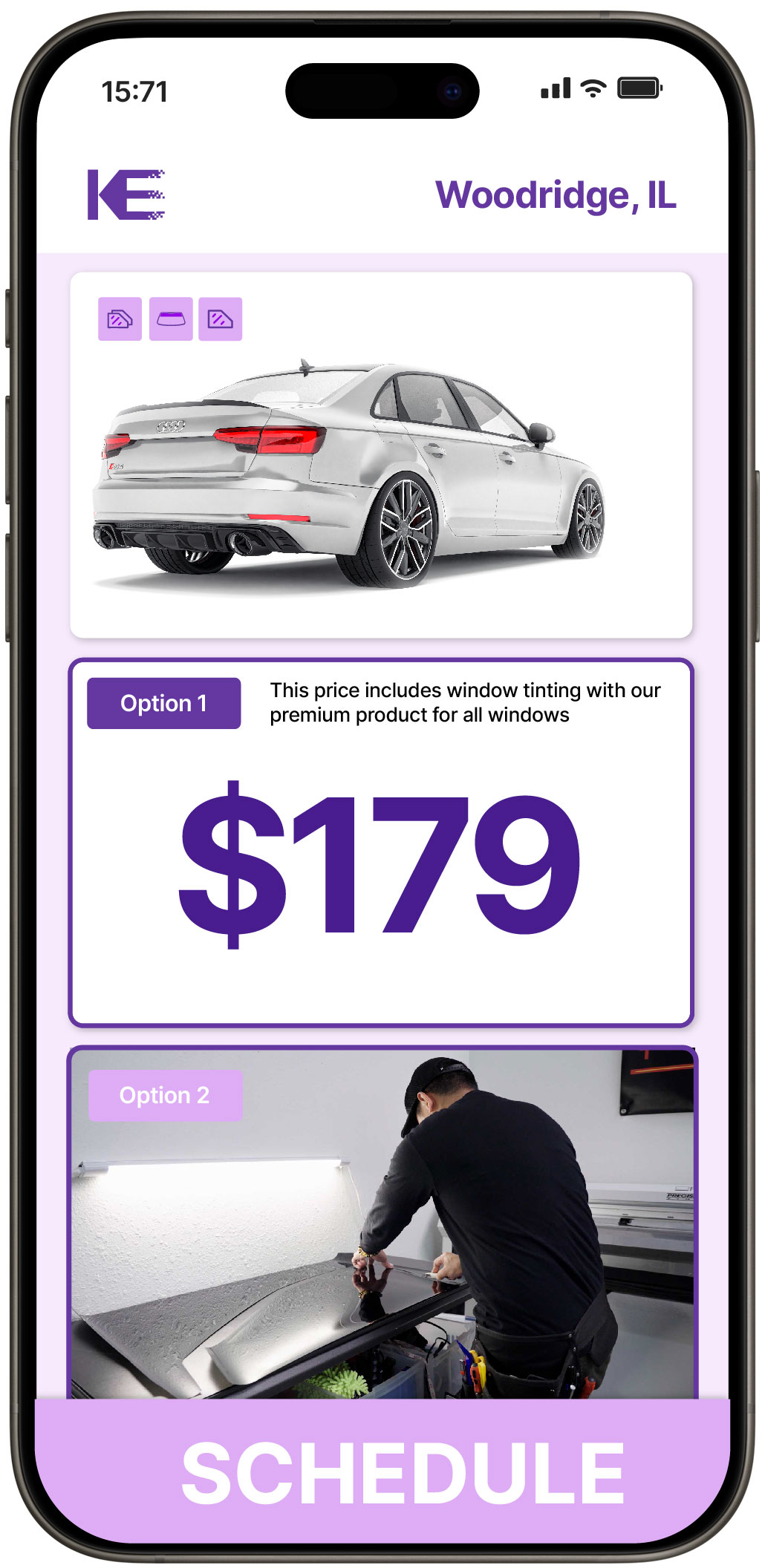 View Reasonable Car Window Tinting Prices in Woodridge, Illinois