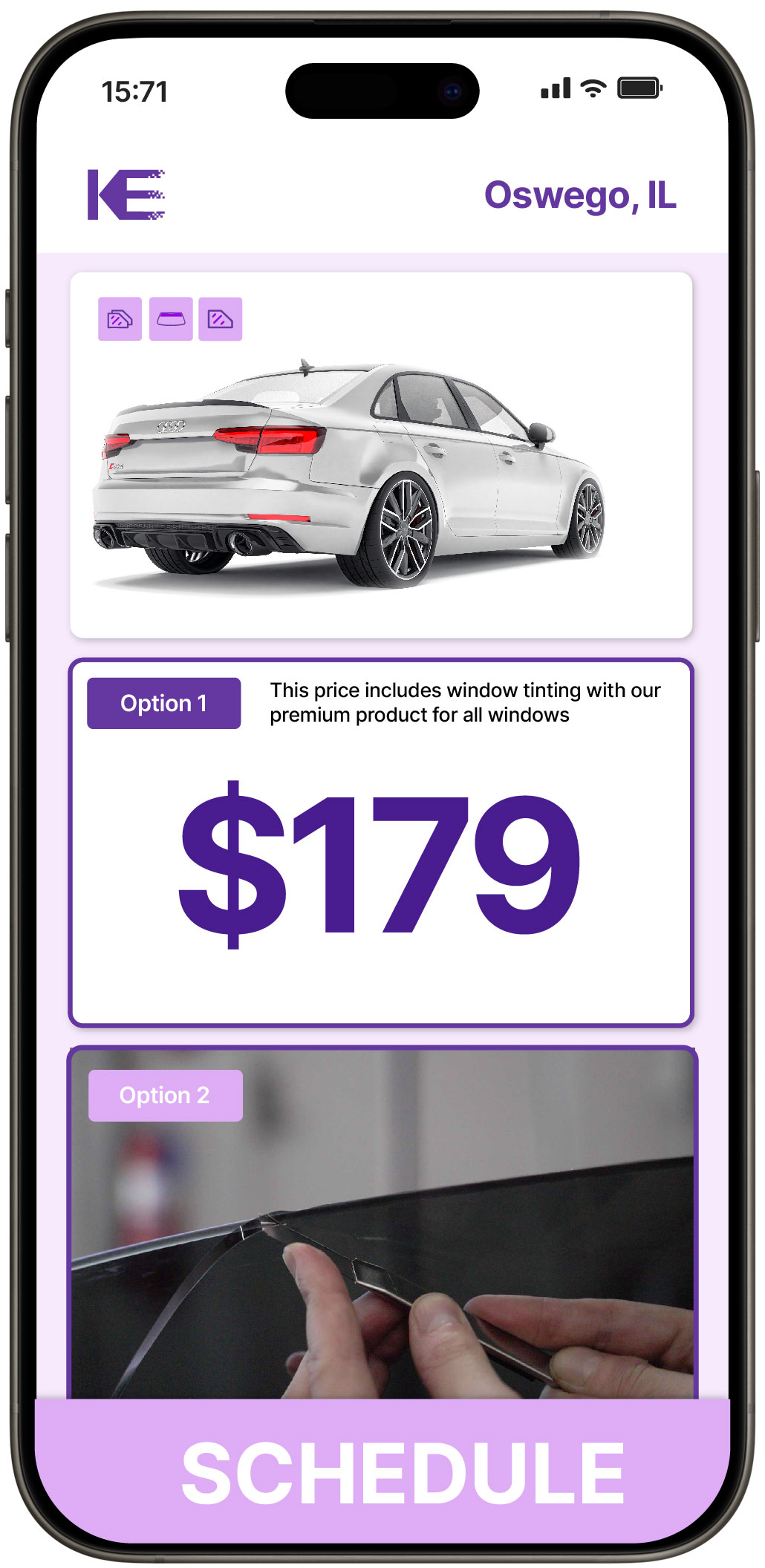 View Reasonable Car Window Tinting Costs in Oswego, Illinois