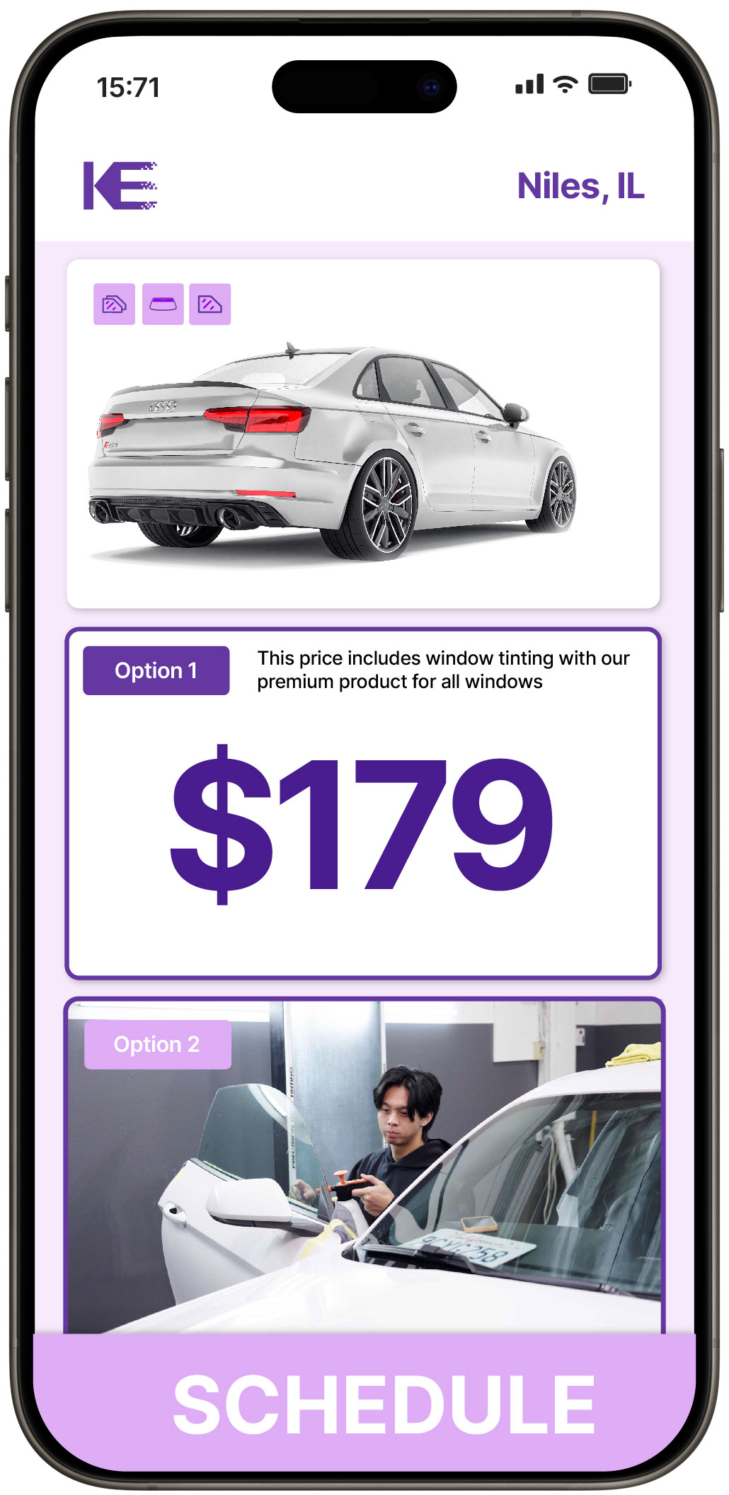 View Reasonable Car Window Tinting Prices in Niles, Illinois