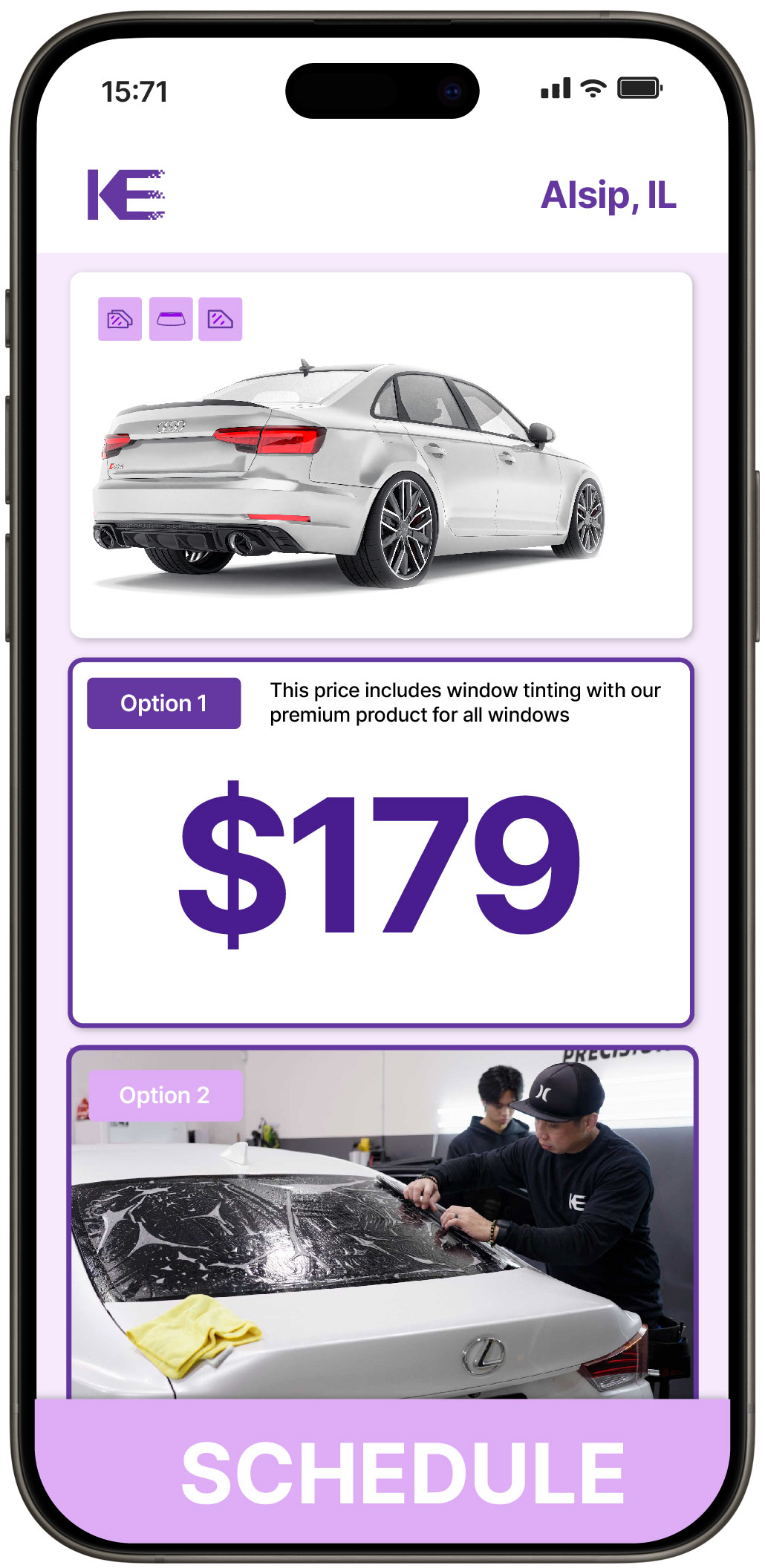View Affordable Car Window Tinting Rates in Alsip, Illinois
