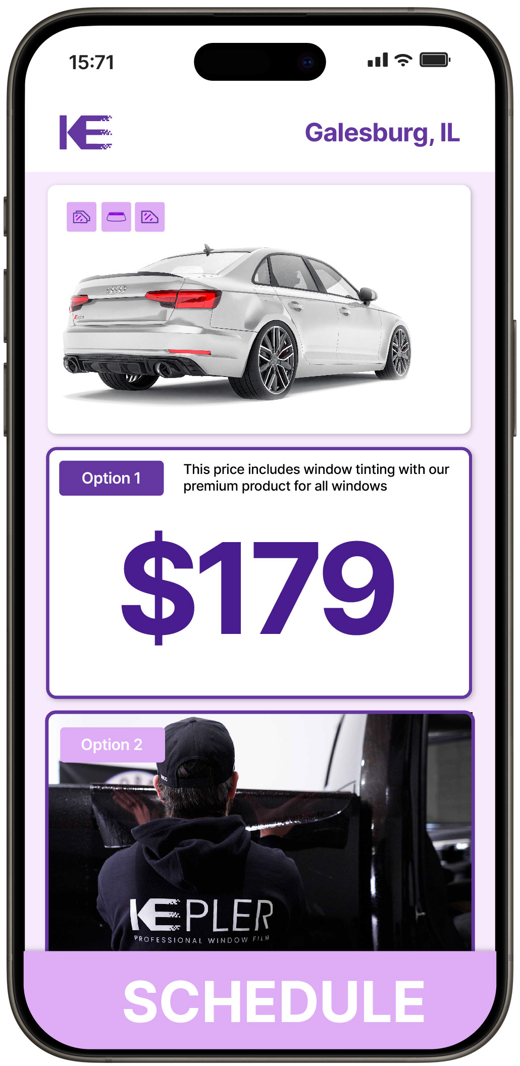 View Reasonable Car Window Tinting Rates in Galesburg, Illinois