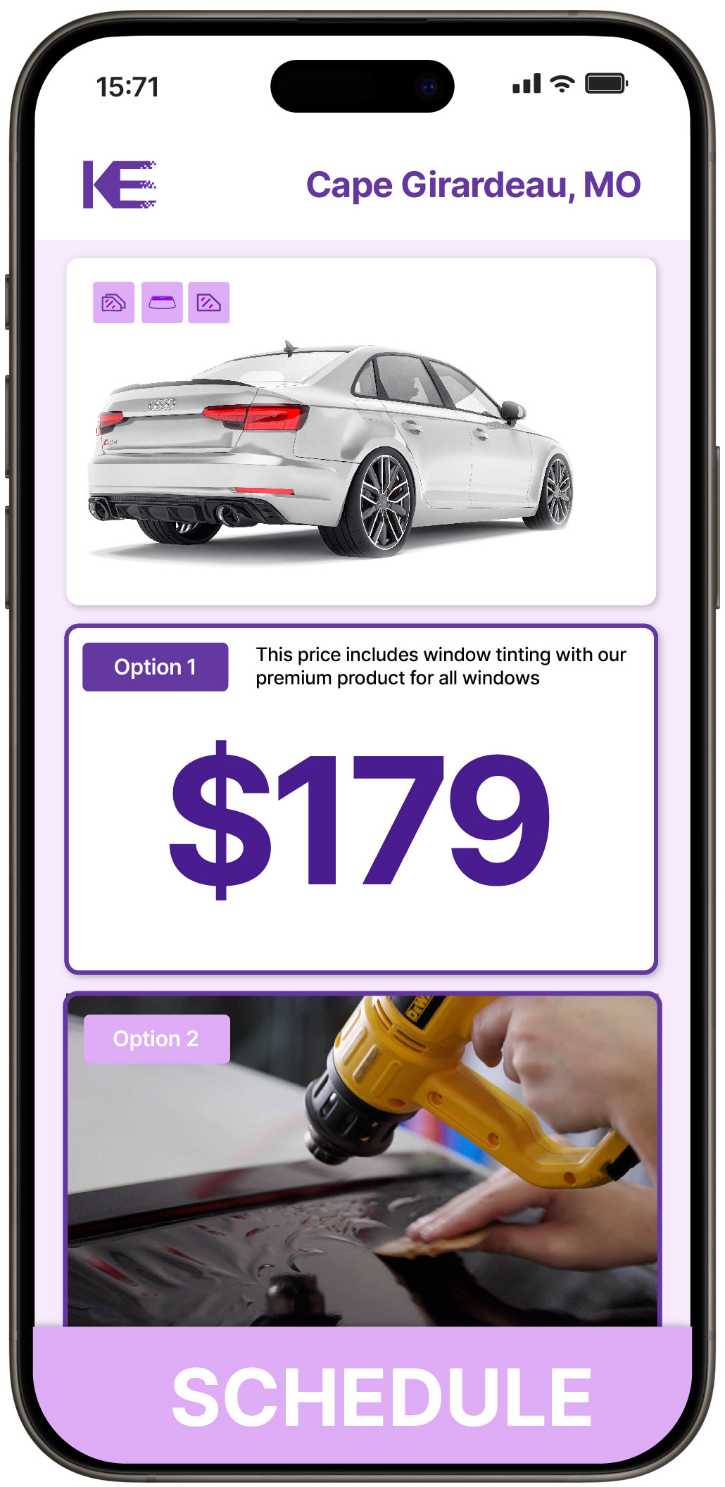 View Reasonable Car Window Tinting Costs in Cape Girardeau, Missouri