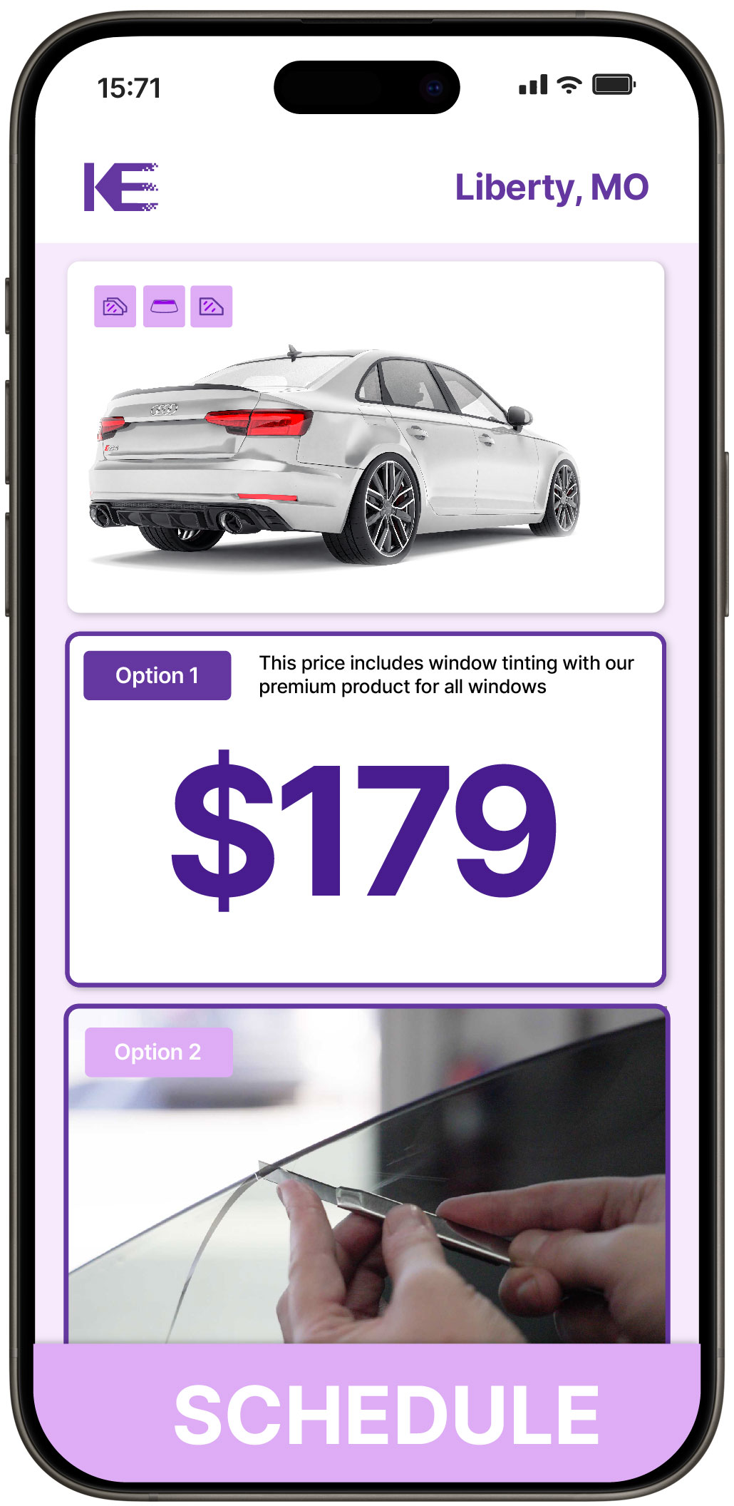View Reasonable Car Window Tinting Rates in Liberty, Missouri