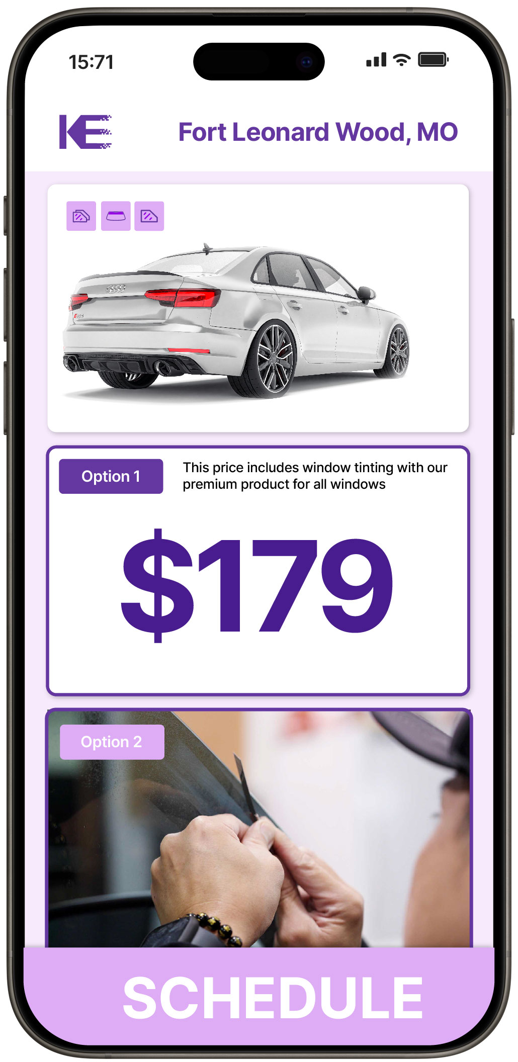 View Affordable Car Window Tinting Prices in Fort Leonard Wood, Missouri