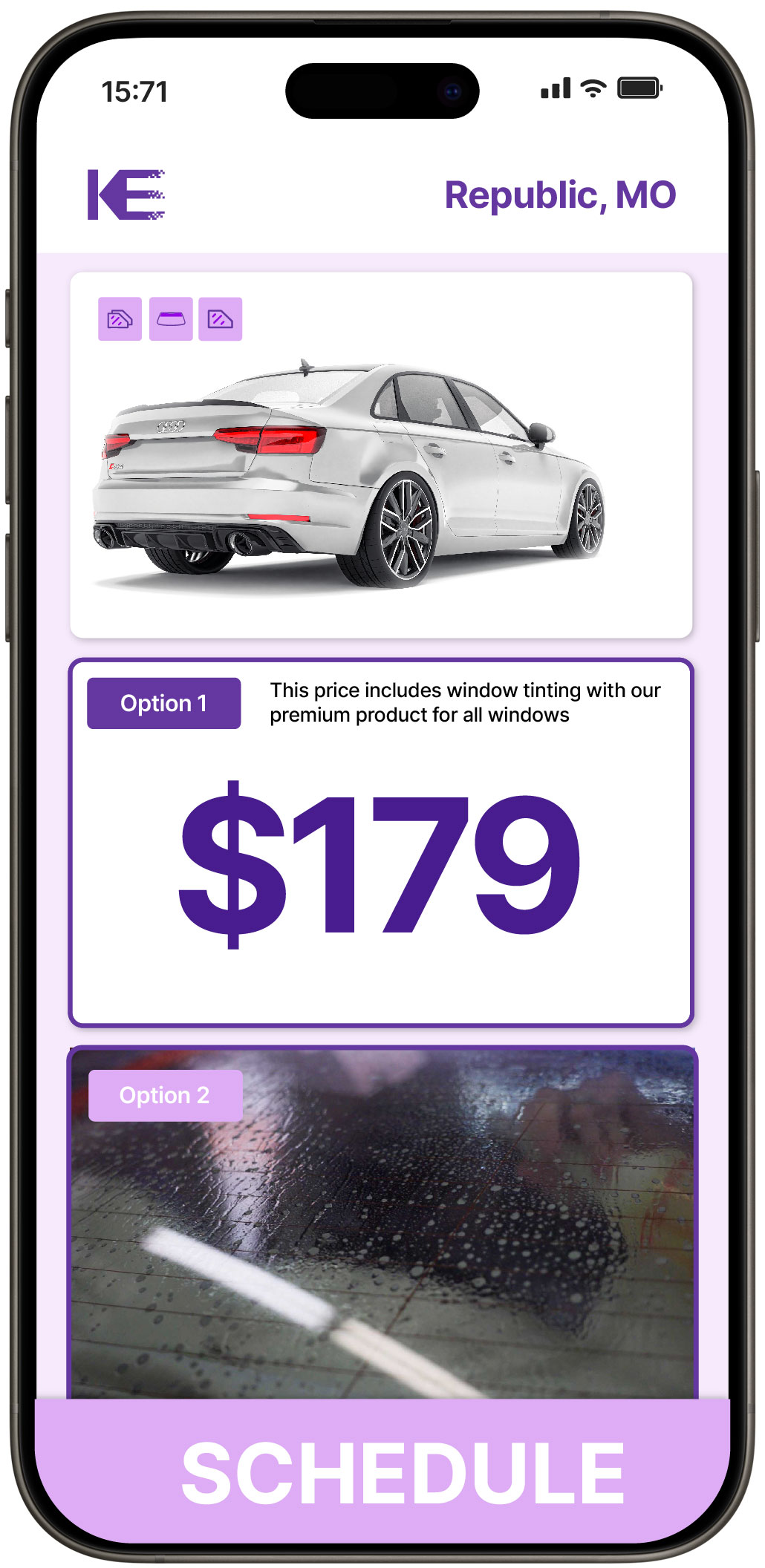 View Competitive Car Window Tinting Costs in Republic, Missouri