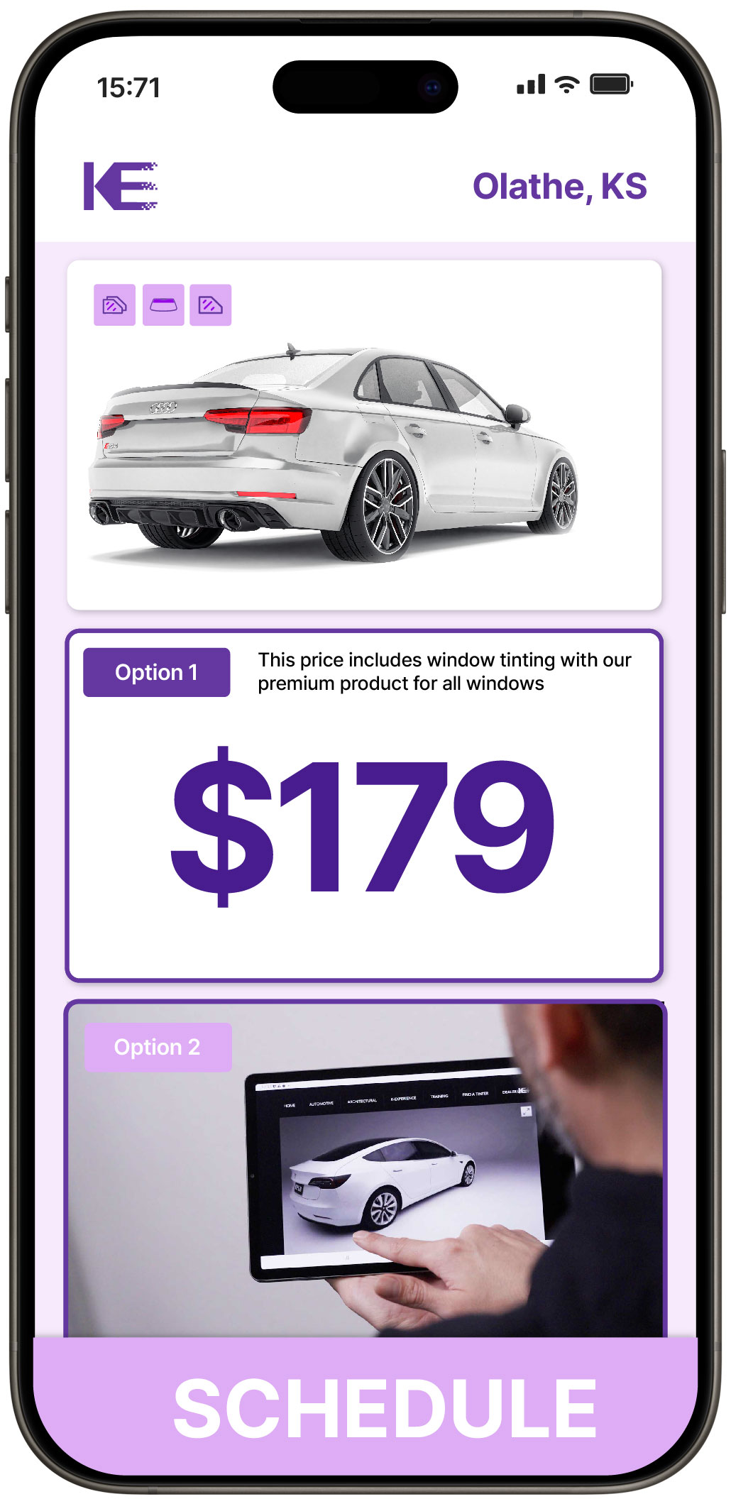 View Reasonable Car Window Tinting Rates in Olathe, Kansas