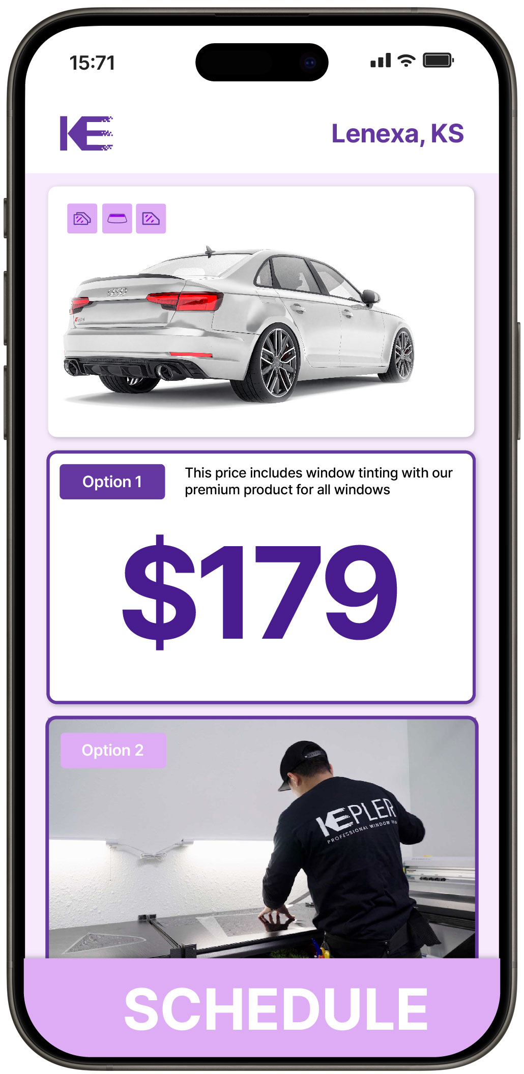 View Reasonable Car Window Tinting Costs in Lenexa, Kansas