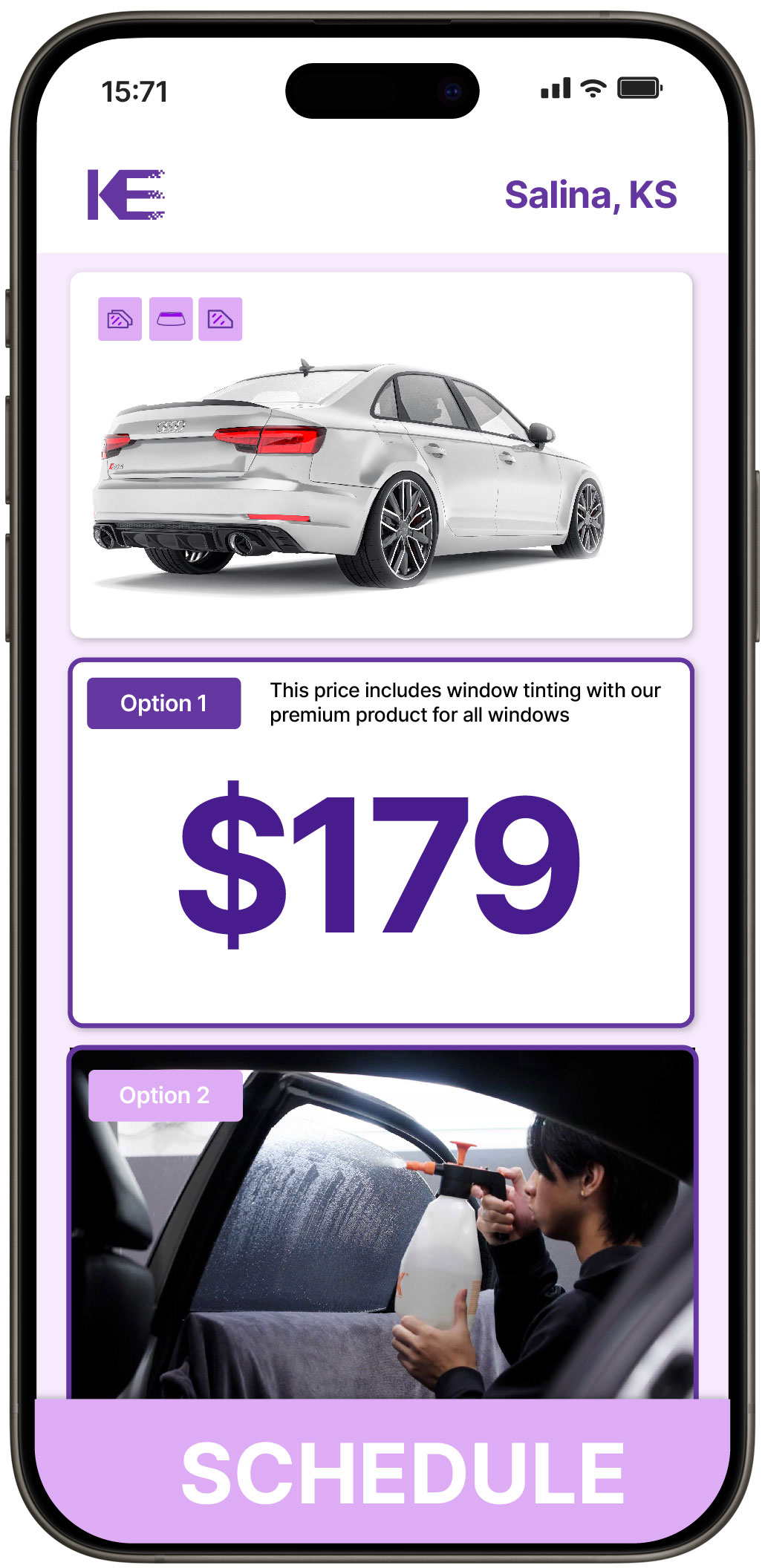 View Affordable Car Window Tinting Rates in Salina, Kansas