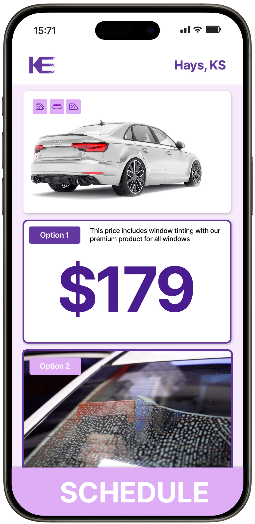 View Reasonable Car Window Tinting Rates in Hays, Kansas