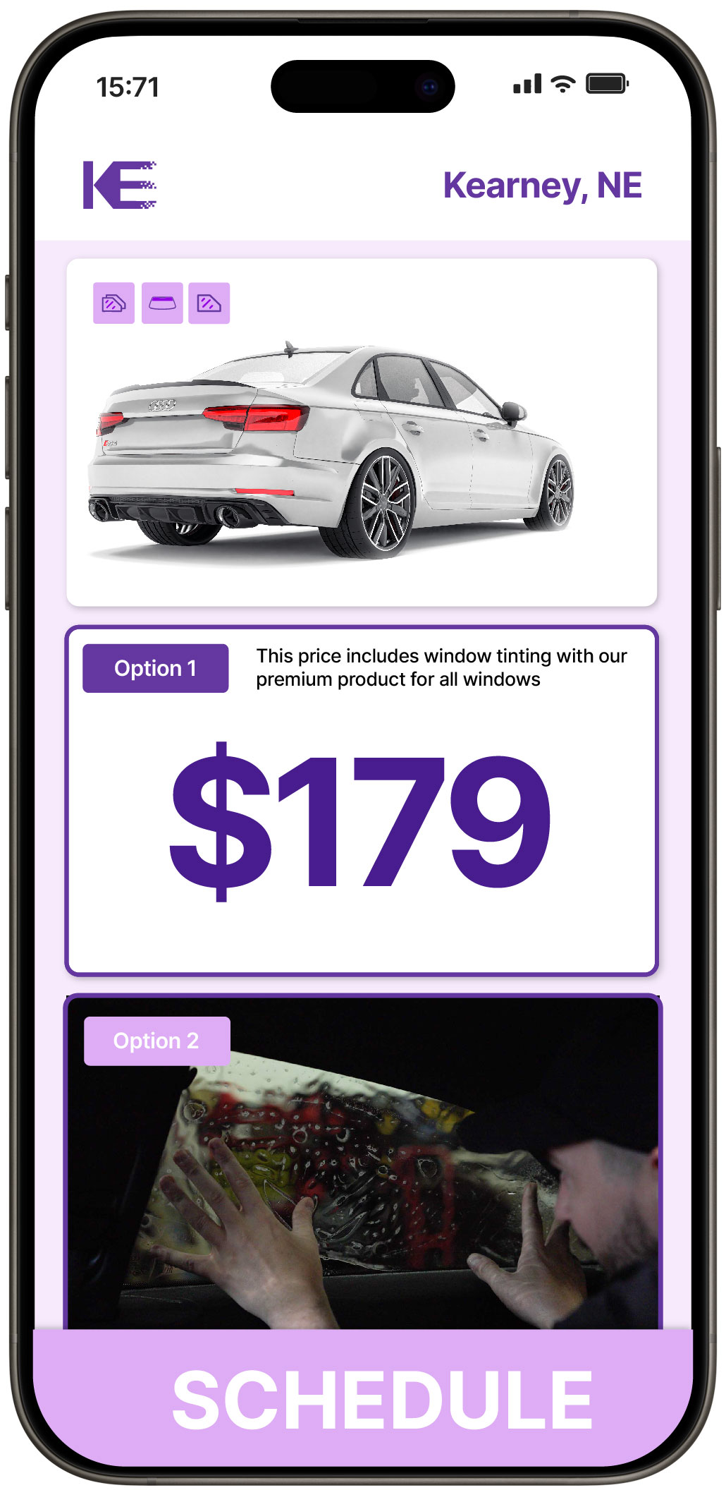 View Affordable Car Window Tinting Prices in Kearney, Nebraska