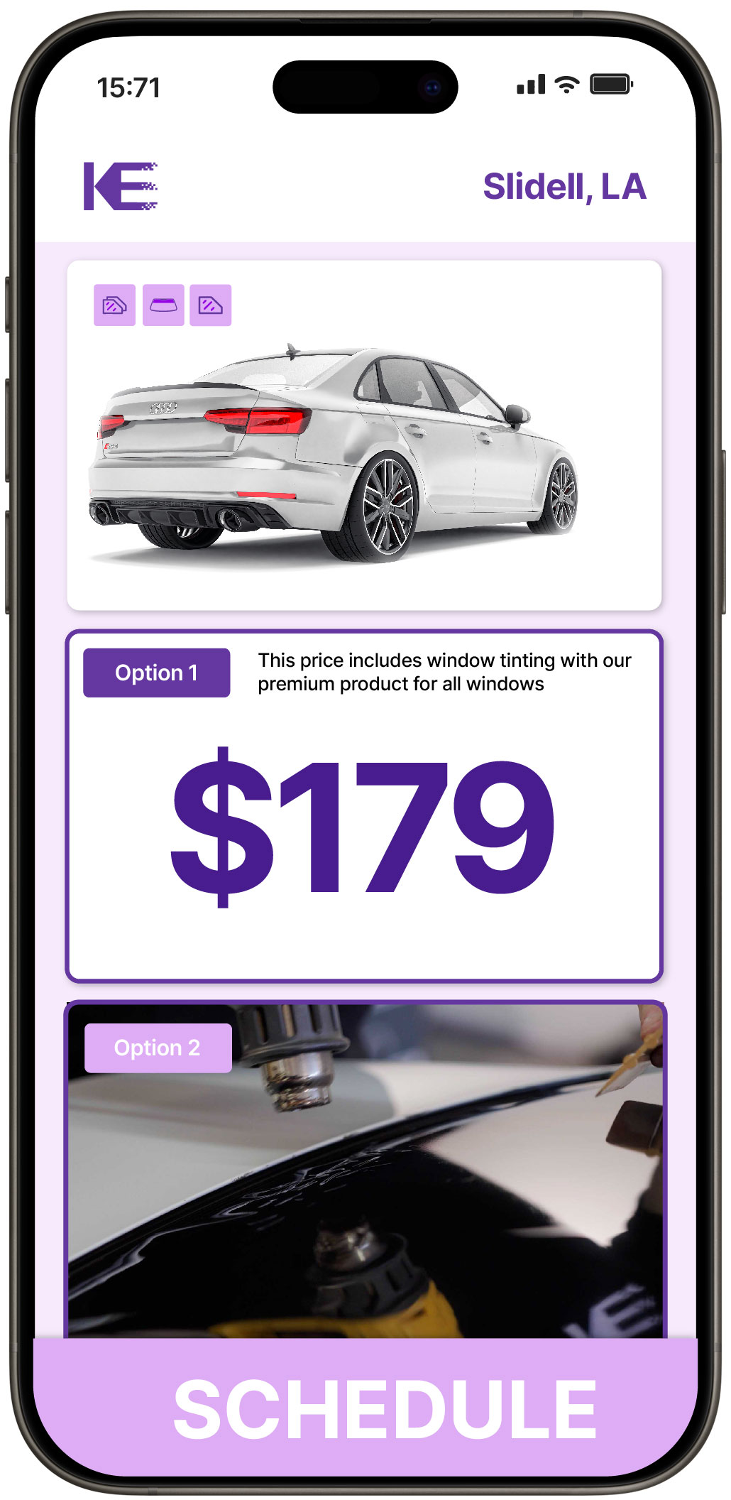 View Competitive Car Window Tinting Rates in Slidell, Louisiana