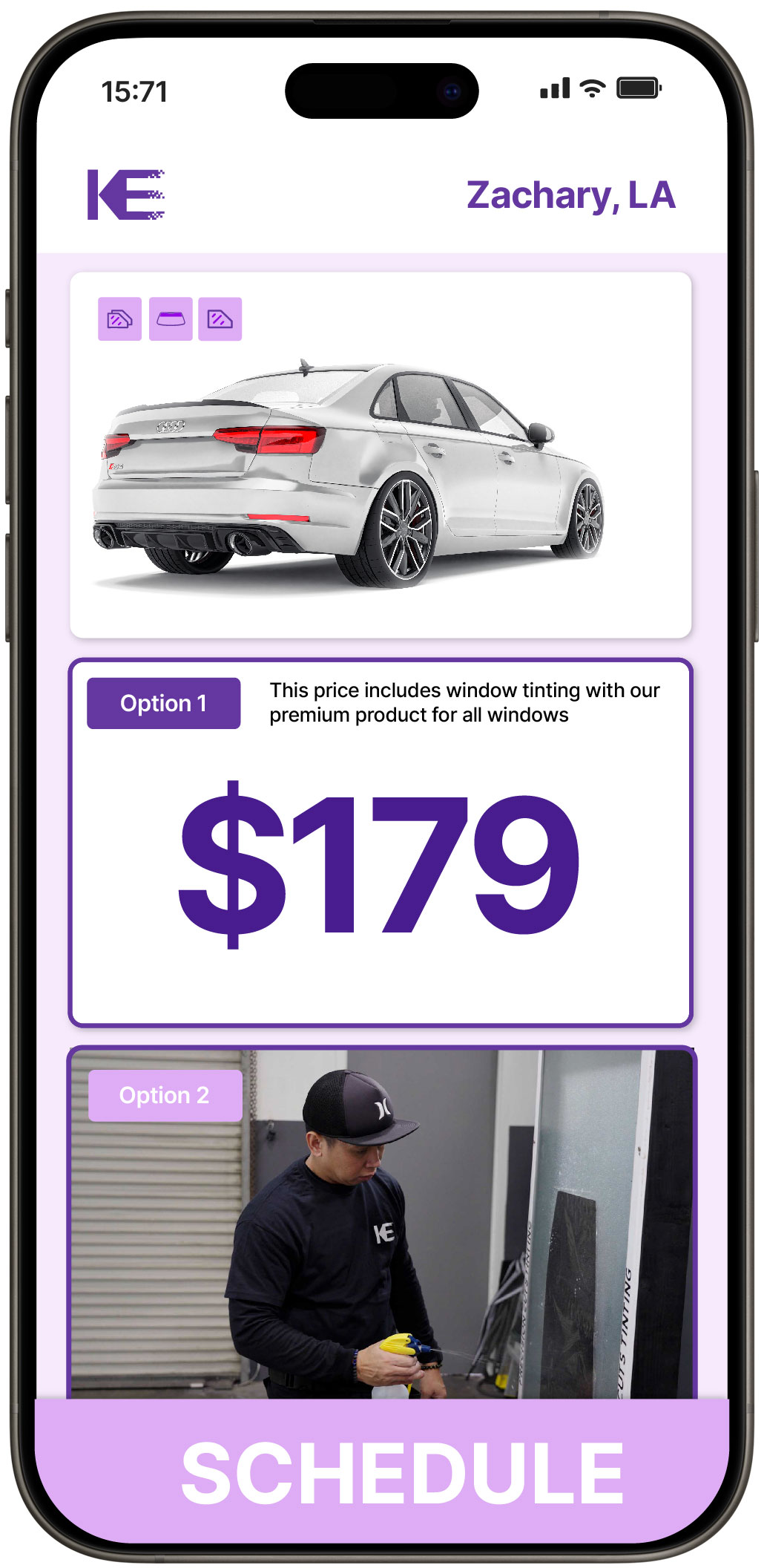 View Reasonable Car Window Tinting Rates in Zachary, Louisiana