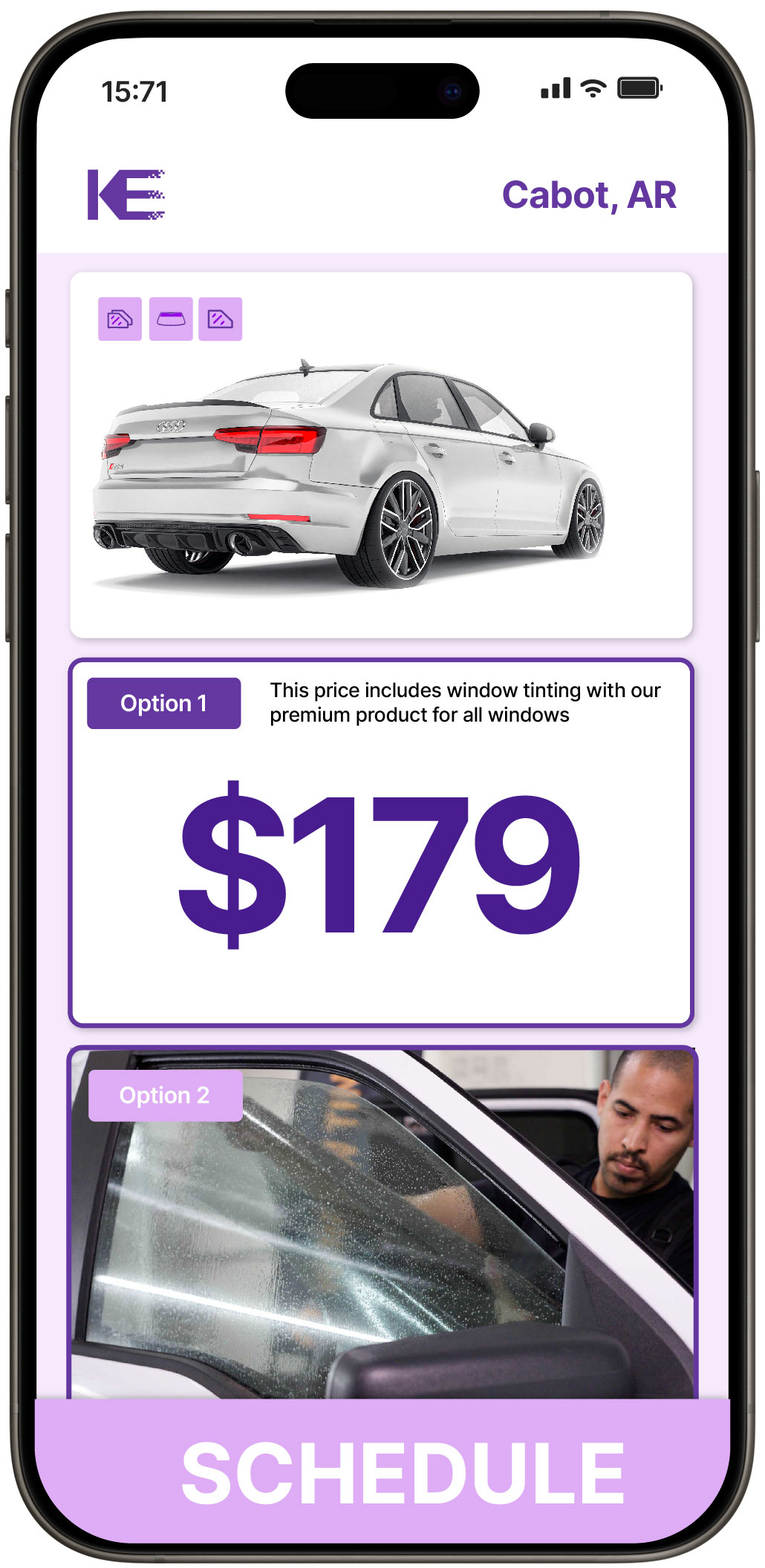 View Competitive Car Window Tinting Rates in Cabot, Arkansas