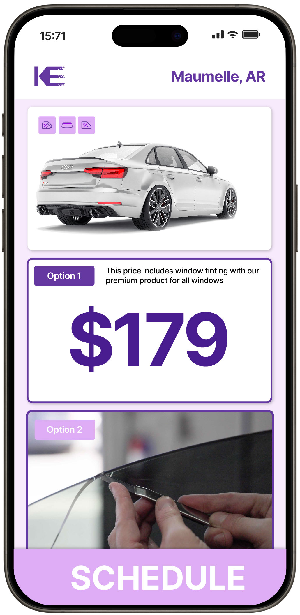 View Affordable Car Window Tinting Costs in Maumelle, Arkansas