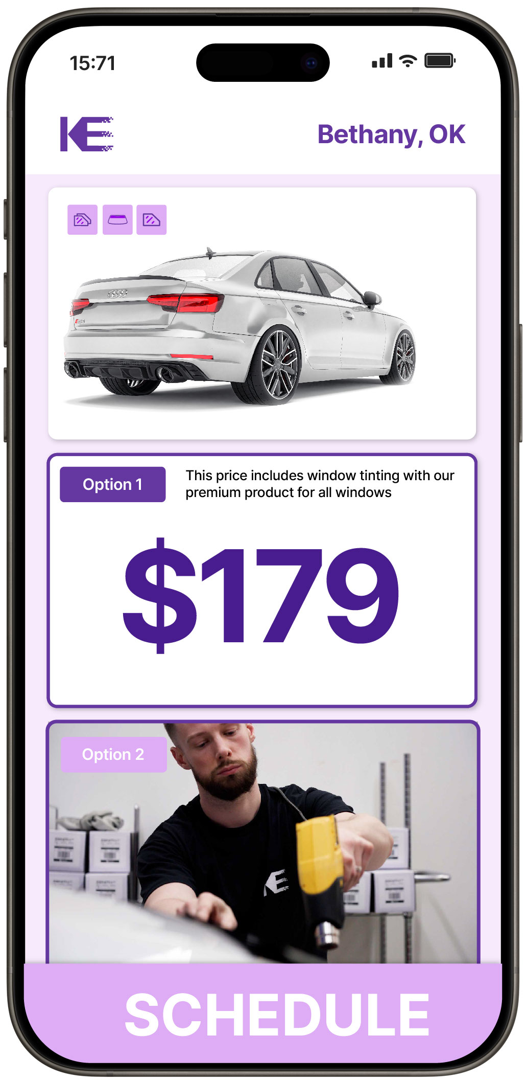 View Affordable Car Window Tinting Rates in Bethany, Oklahoma