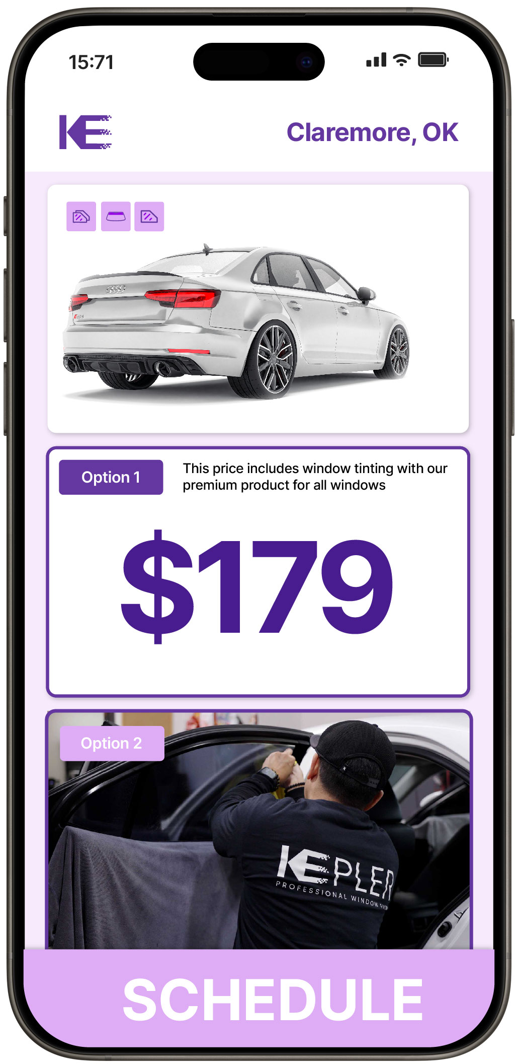 View Reasonable Car Window Tinting Rates in Claremore, Oklahoma