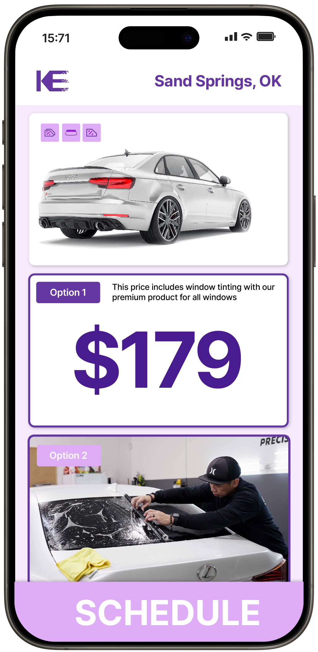 View Affordable Car Window Tinting Costs in Sand Springs, Oklahoma
