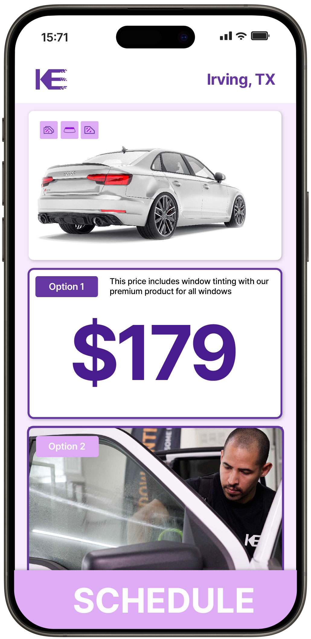 View Reasonable Car Window Tinting Costs in Irving, Texas