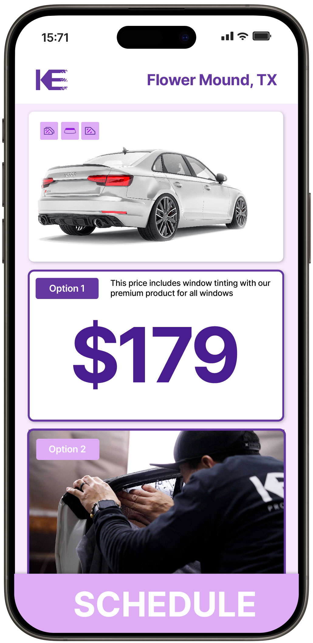 View Competitive Car Window Tinting Prices in Flower Mound, Texas