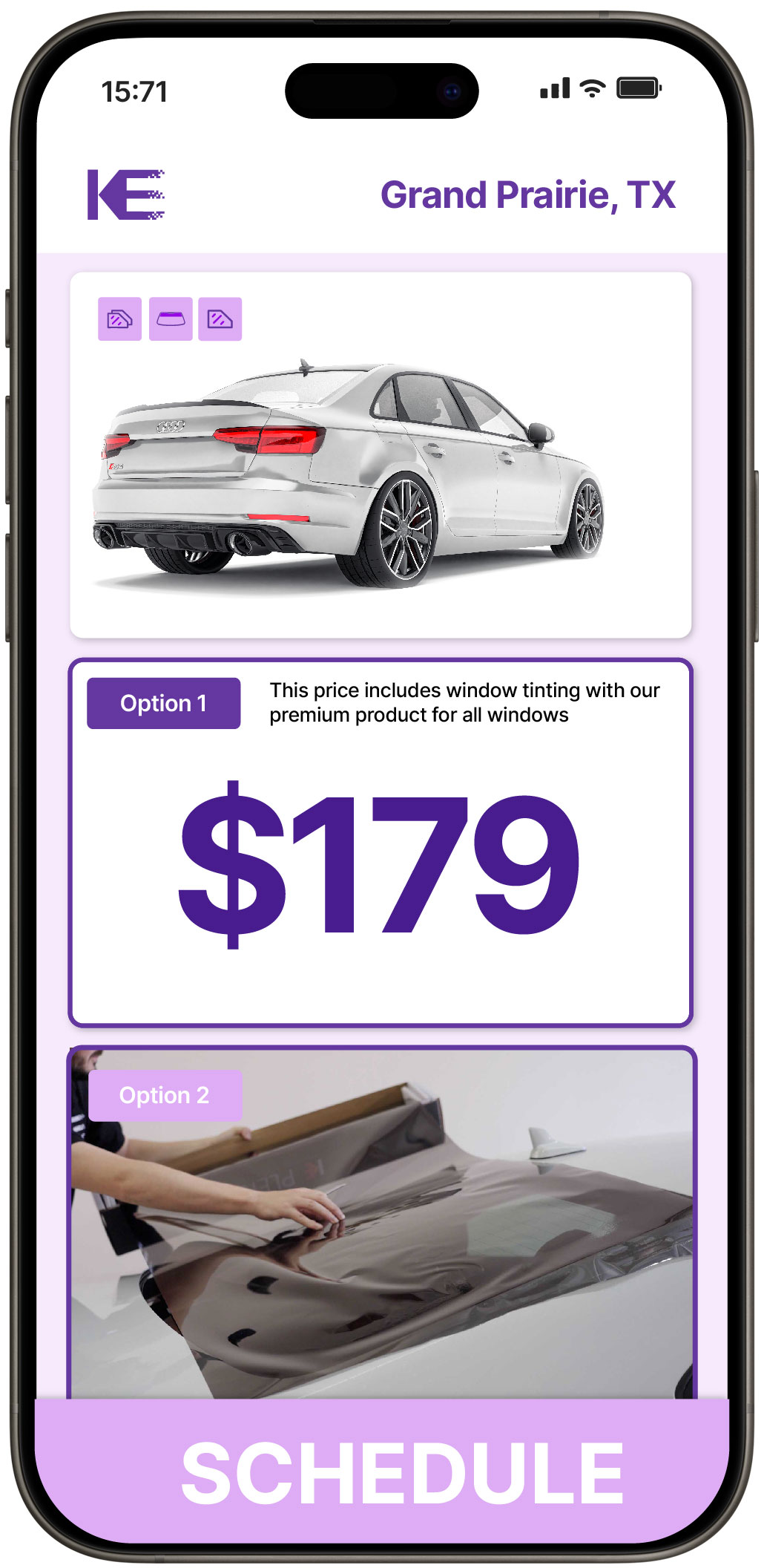 View Competitive Car Window Tinting Prices in Grand Prairie, Texas